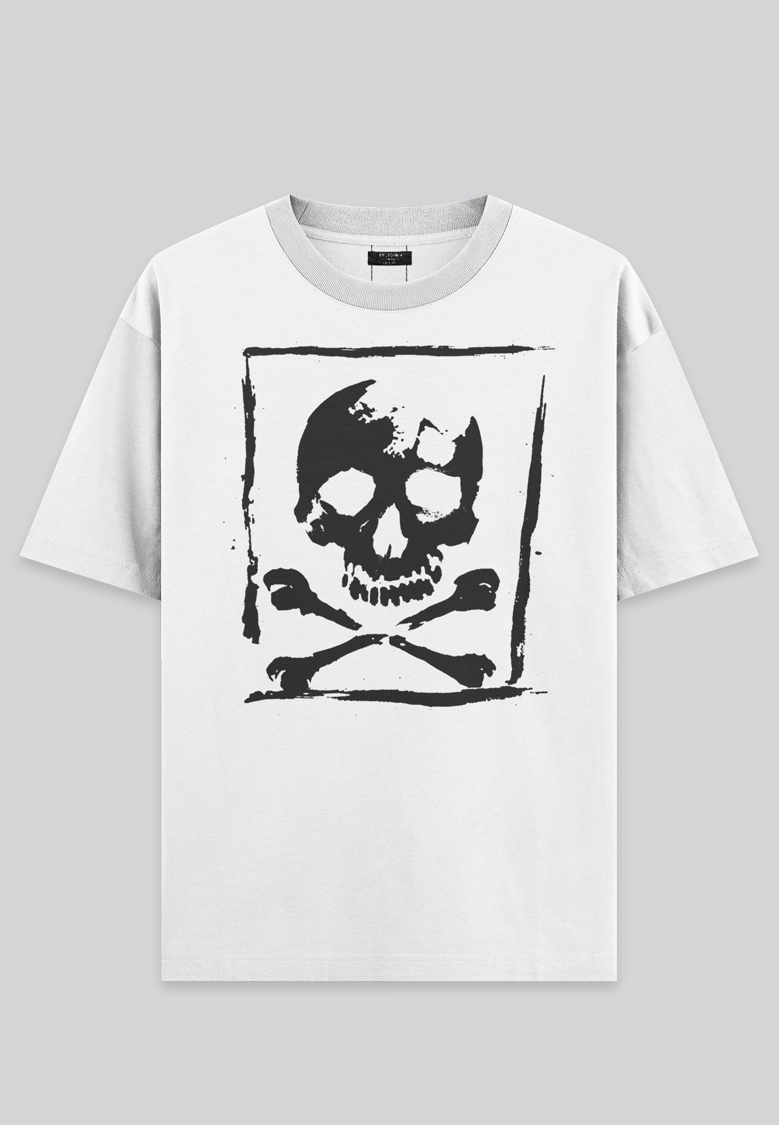 SKULL CROSSBONES T-SHIRT WHITE