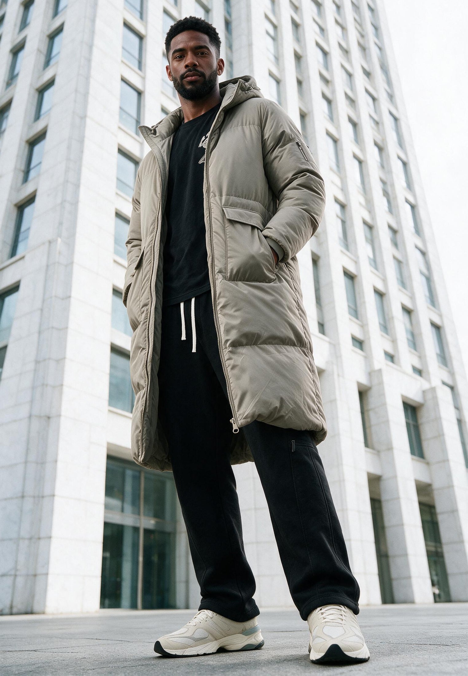 VOYAGER PUFFER PARKA STONE