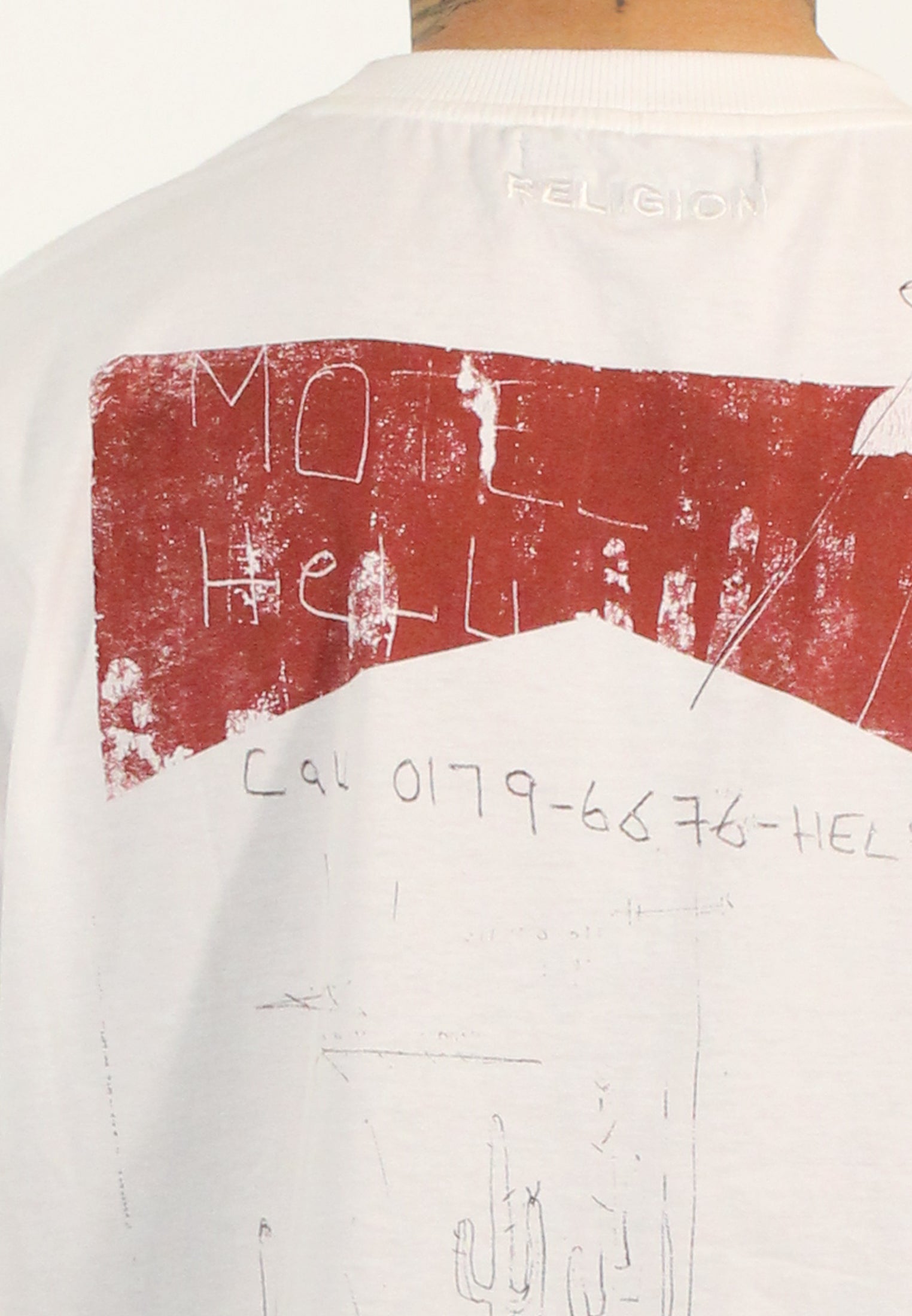 MARLBOROUGH CROP T-SHIRT WHITE