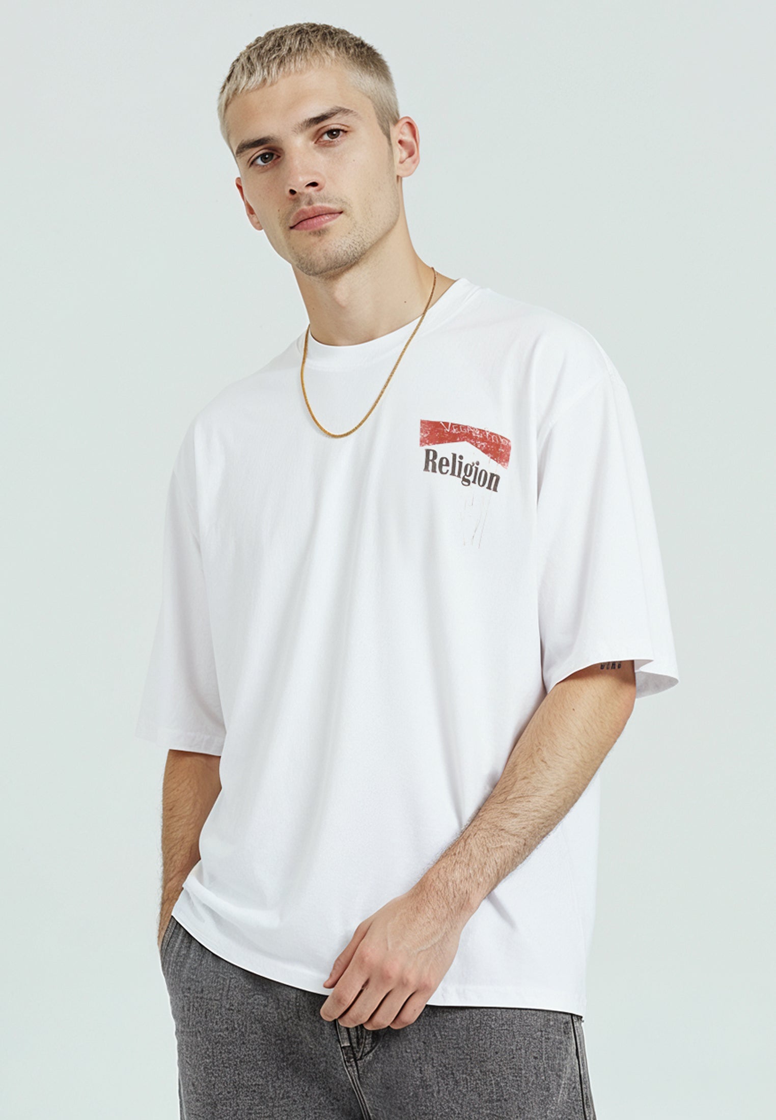 MARLBOROUGH CROP T-SHIRT WHITE