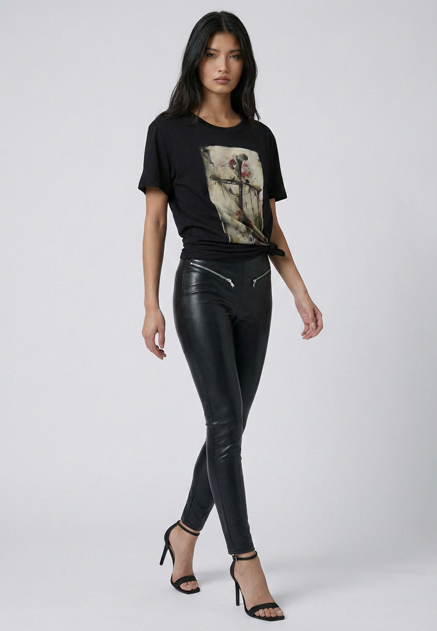 CORNERSTONE T-SHIRT WASHED BLACK