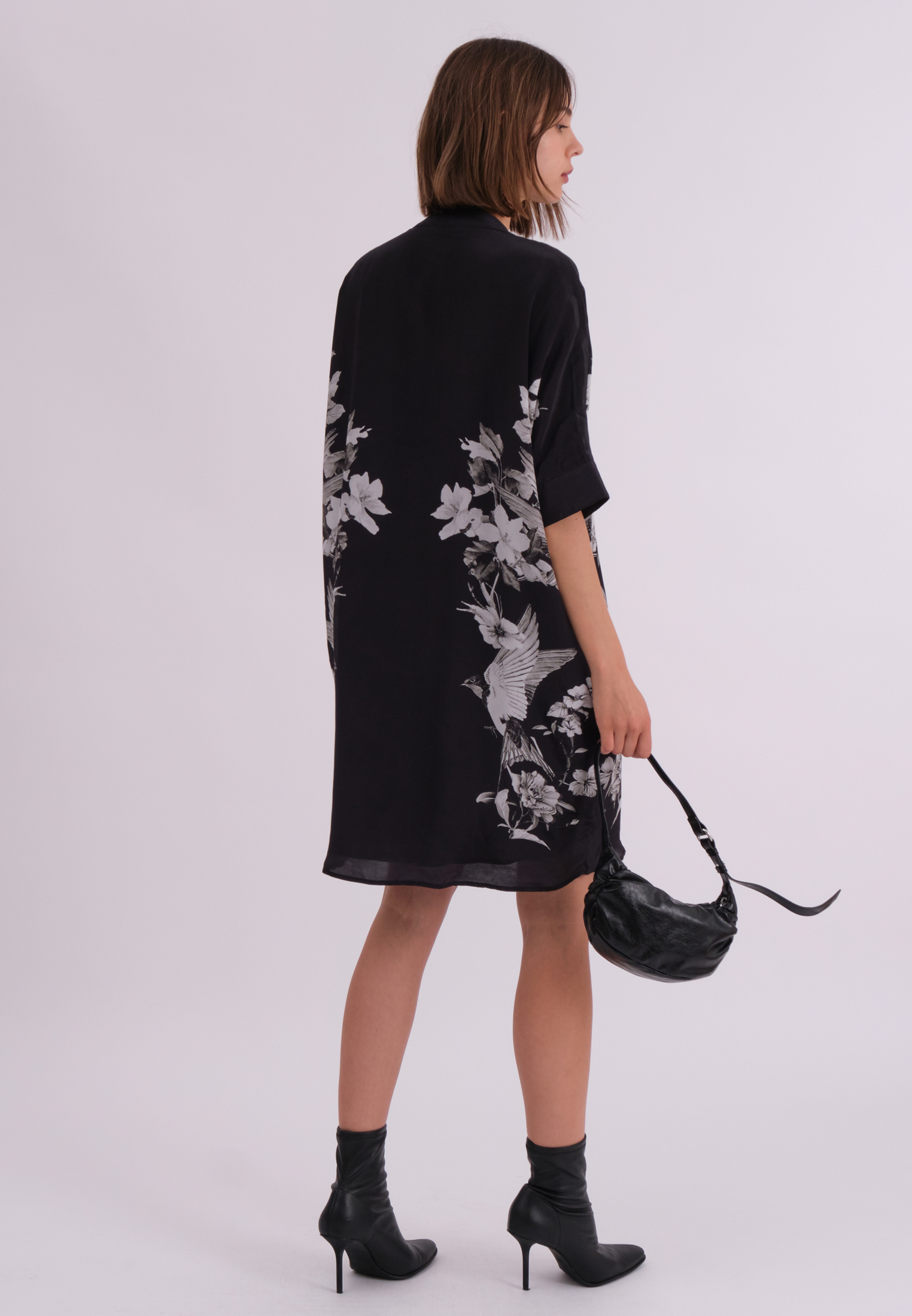 INVERSION TUNIC SWALLOW PRINT