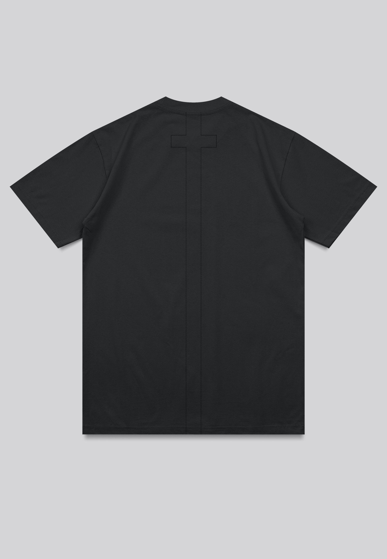 ROSES SKULL T-SHIRT WASHED BLACK
