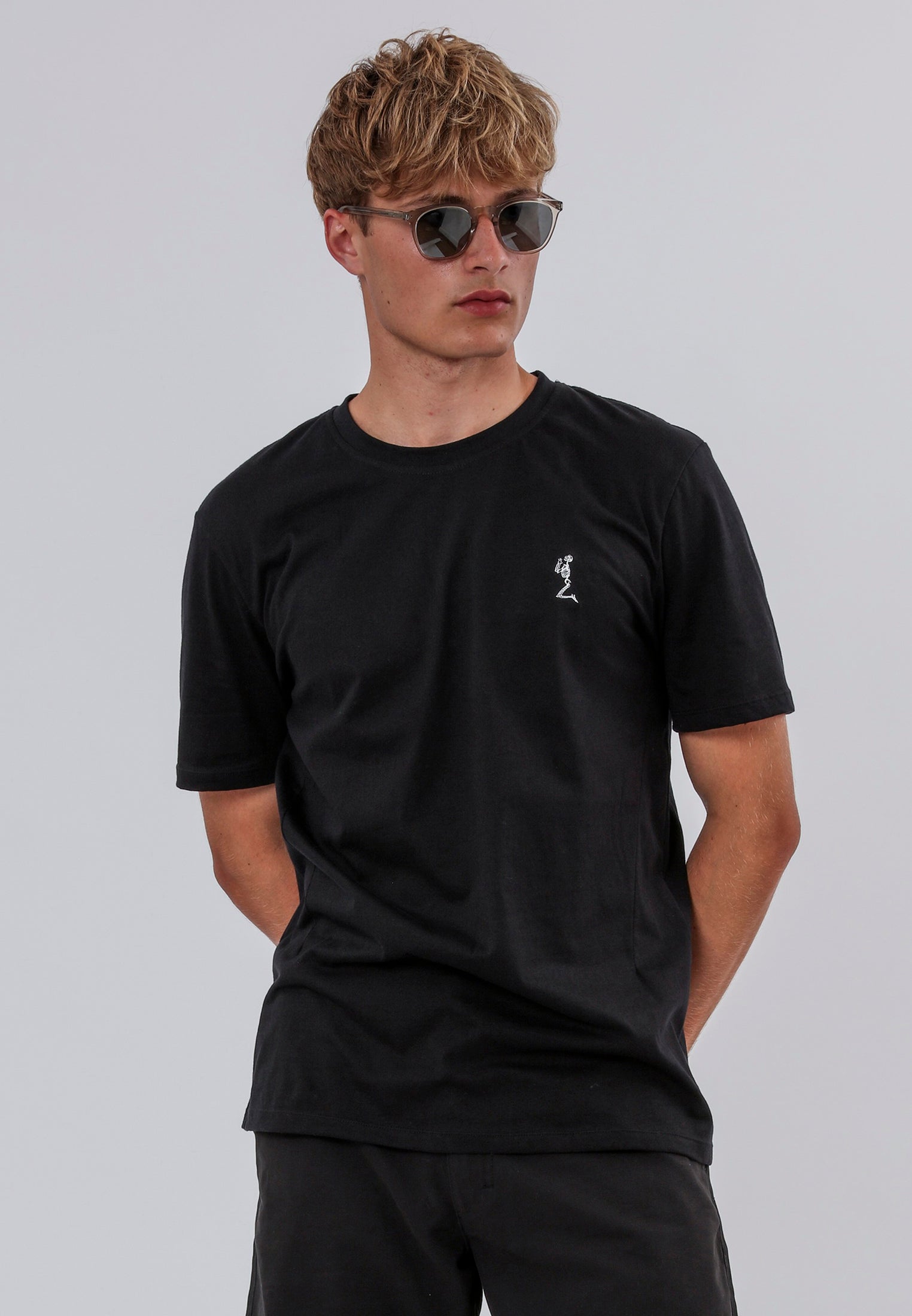 ABSTRACT T-SHIRT BLACK