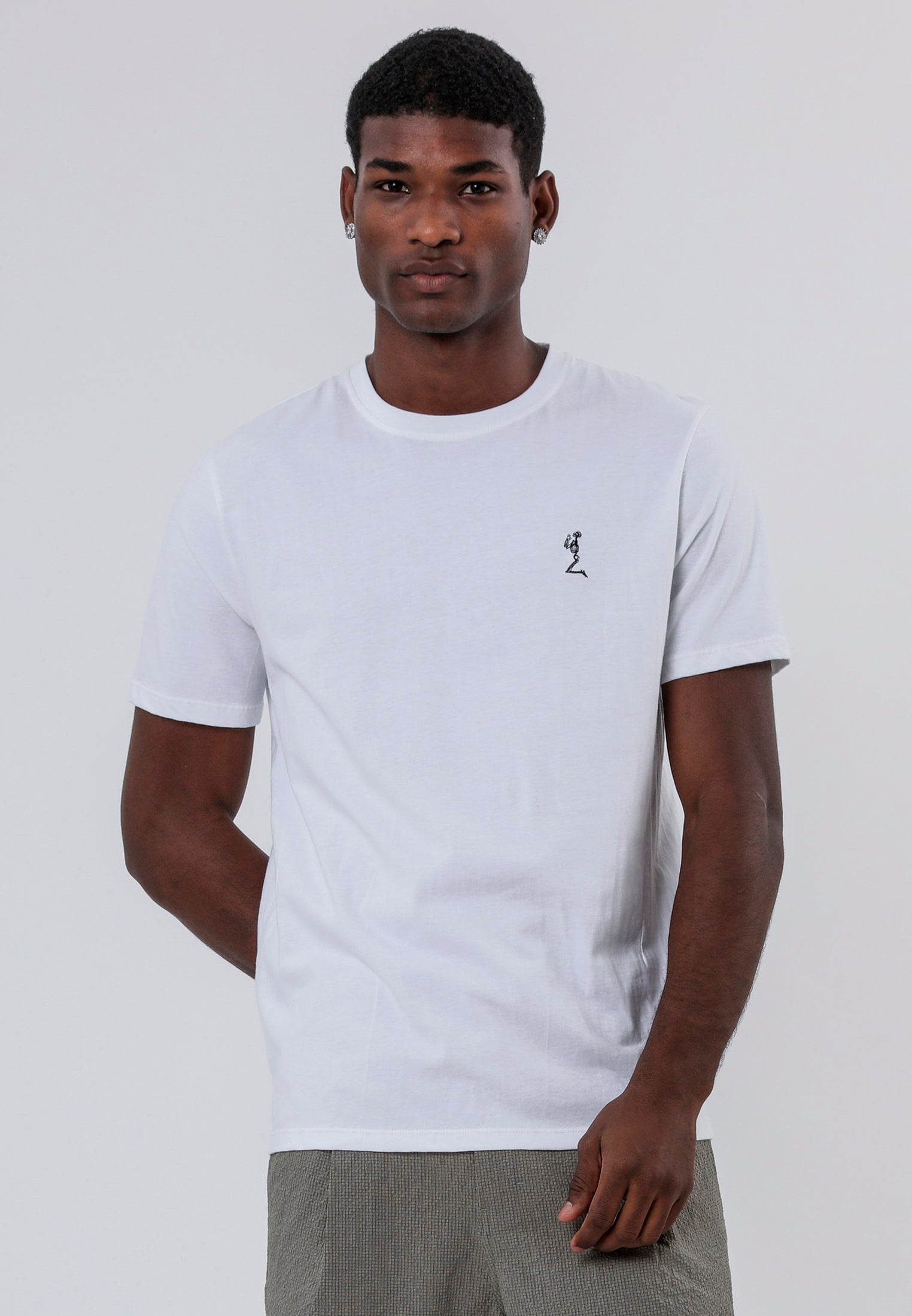 ABSTRACT T-SHIRT WHITE