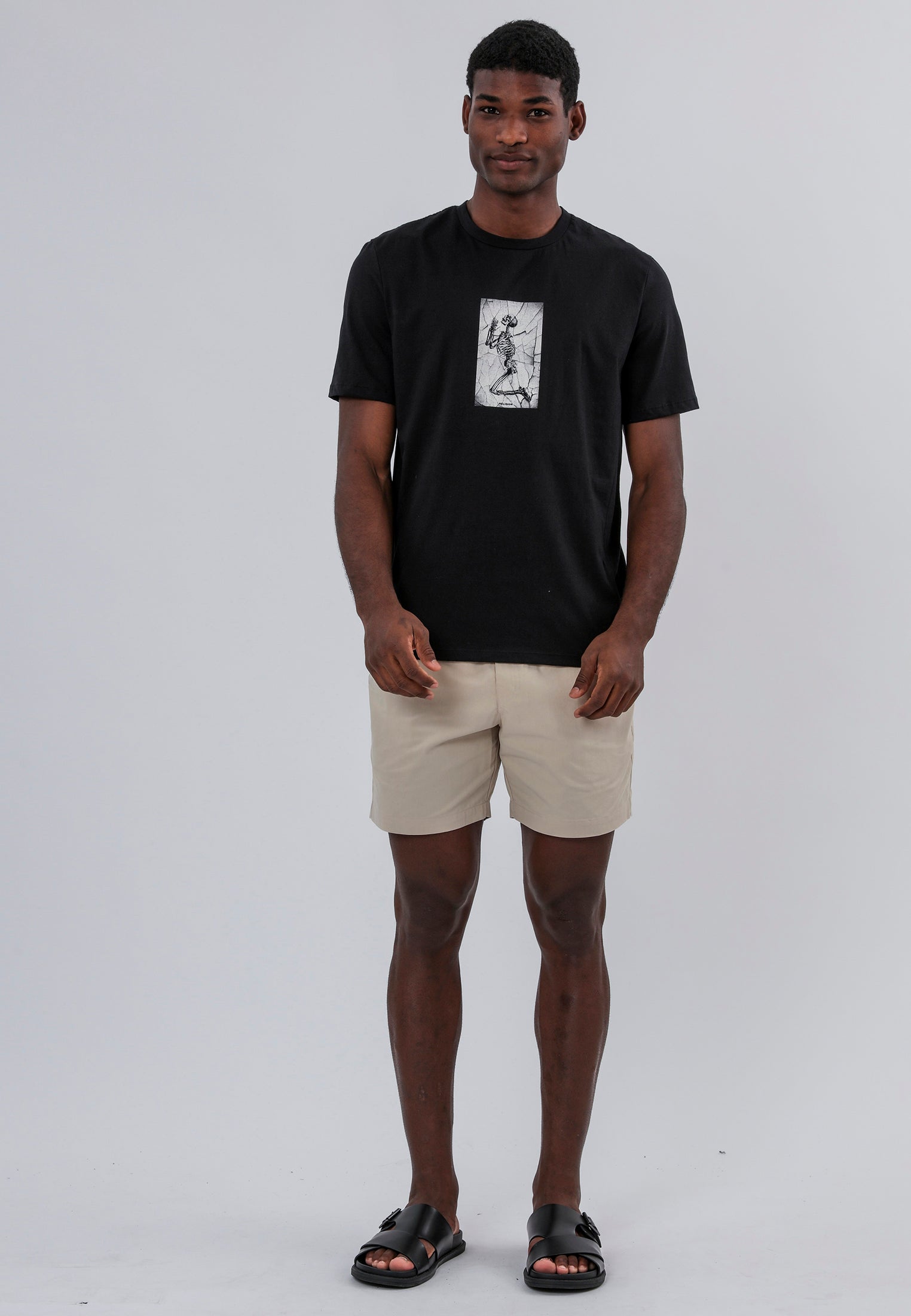 CRACK SKELETON T-SHIRT BLACK