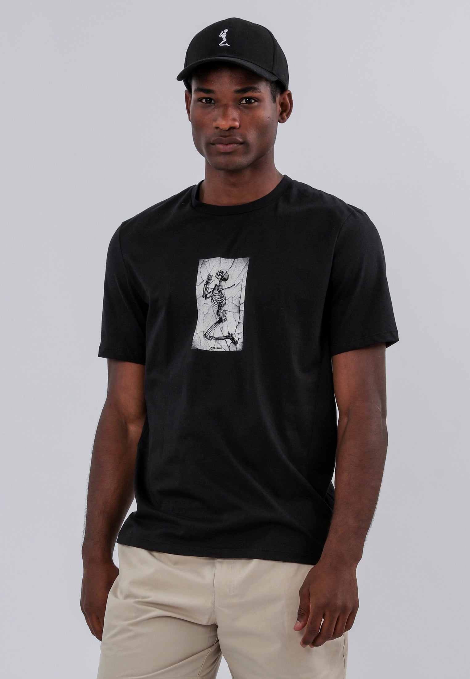 CRACK SKELETON T-SHIRT BLACK