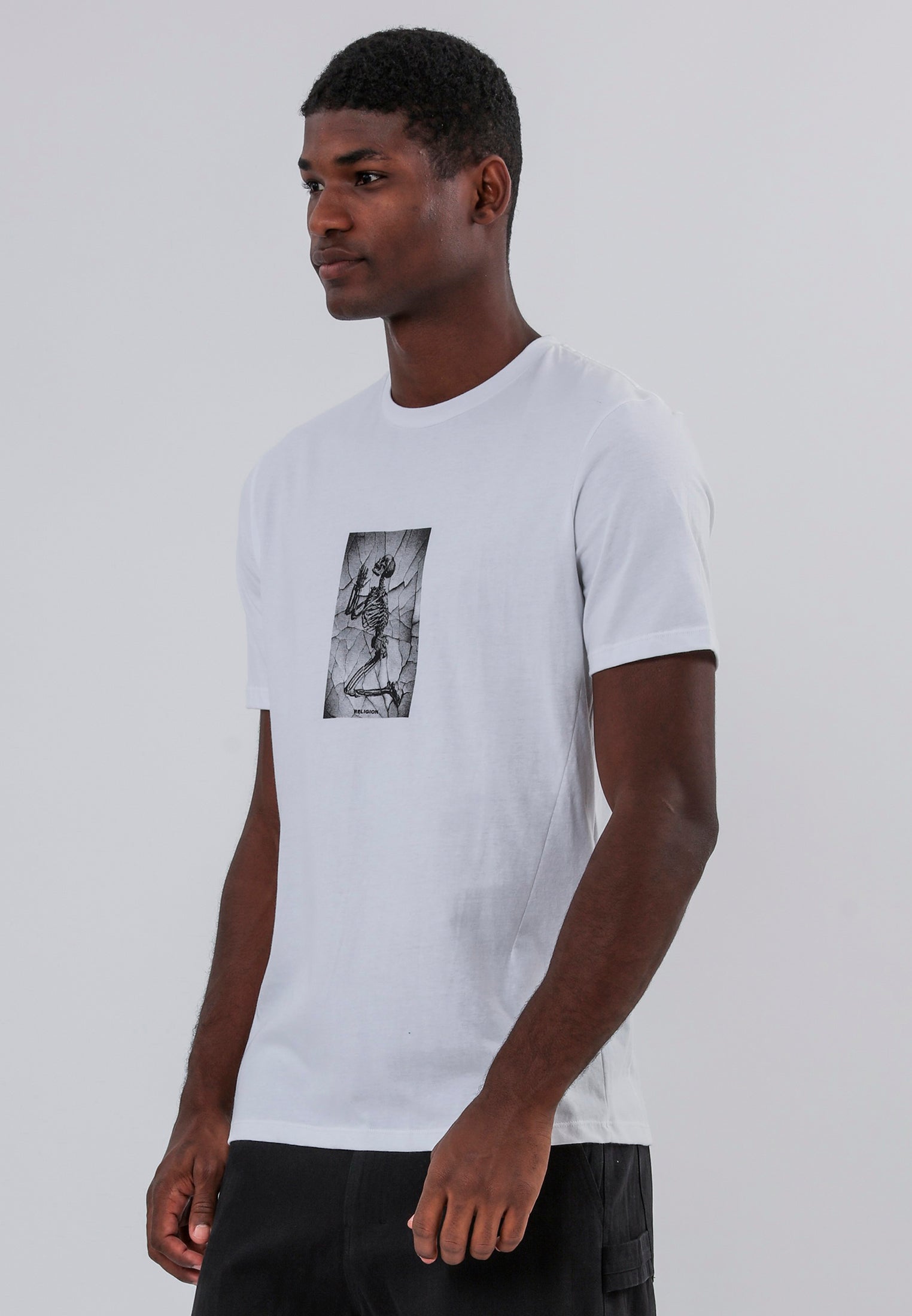 CRACK SKELETON T-SHIRT WHITE