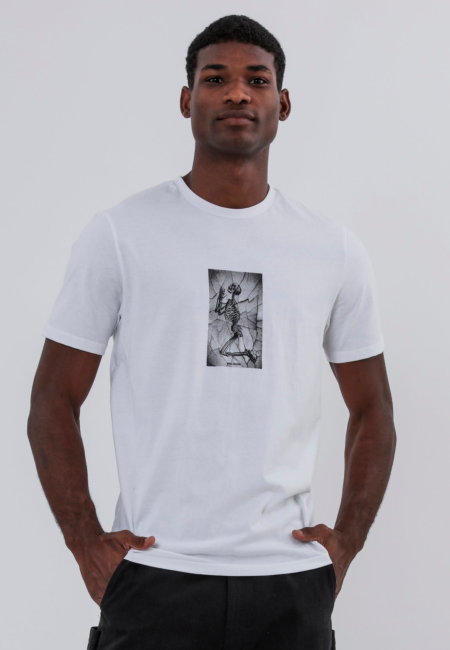 CRACK SKELETON T-SHIRT WHITE