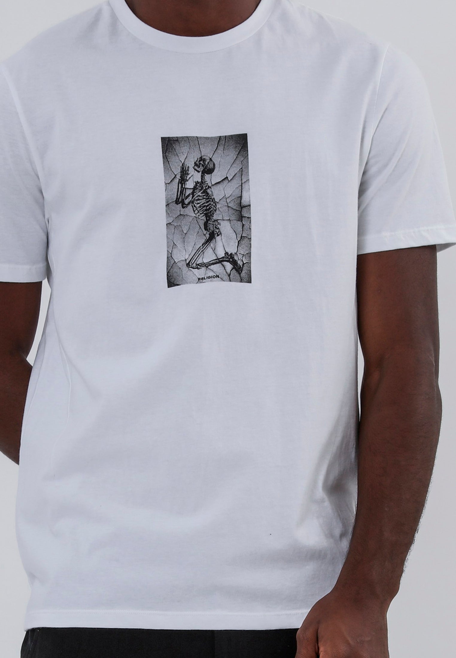 CRACK SKELETON T-SHIRT WHITE