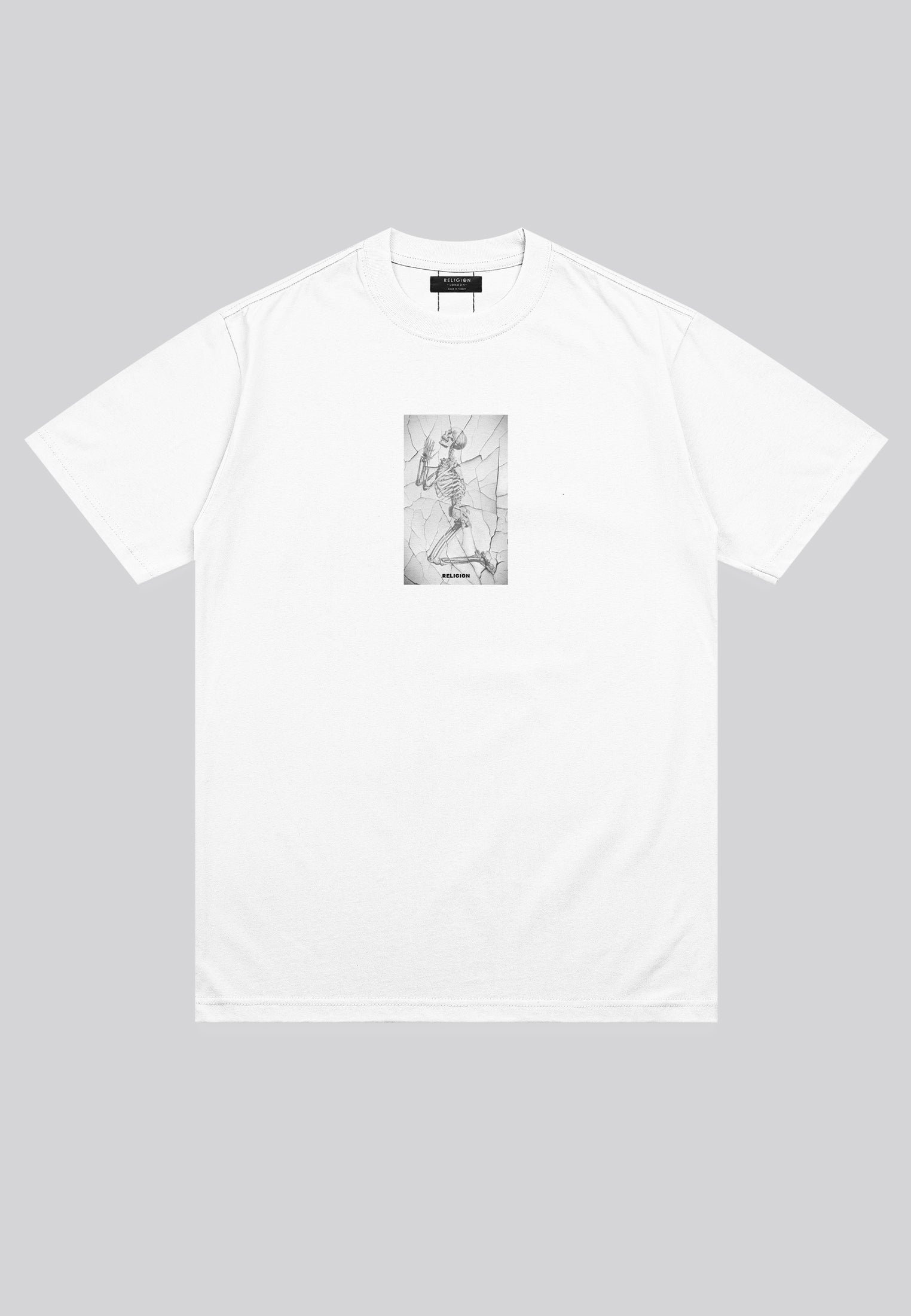 CRACK SKELETON T-SHIRT WHITE