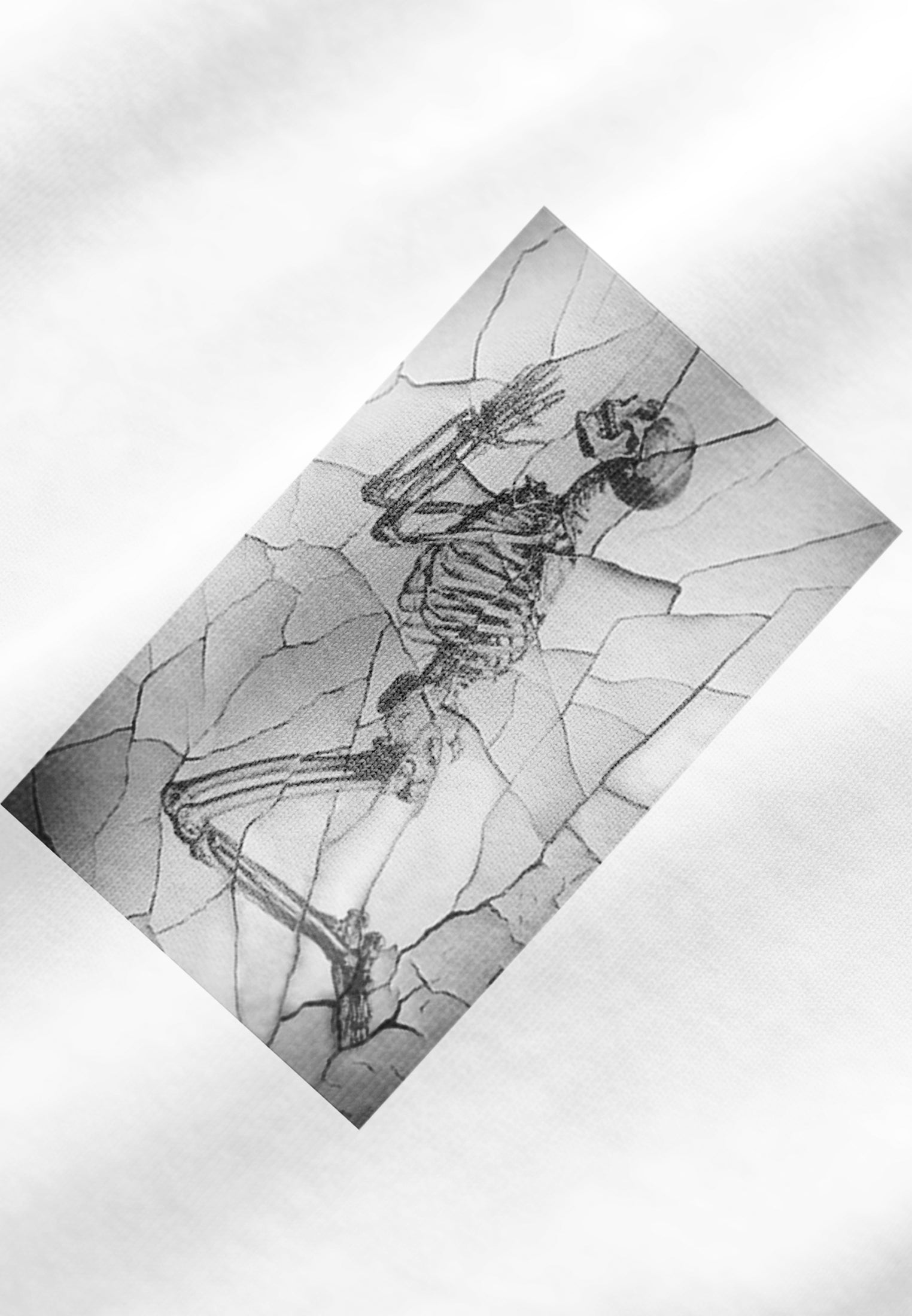 CRACK SKELETON T-SHIRT WHITE