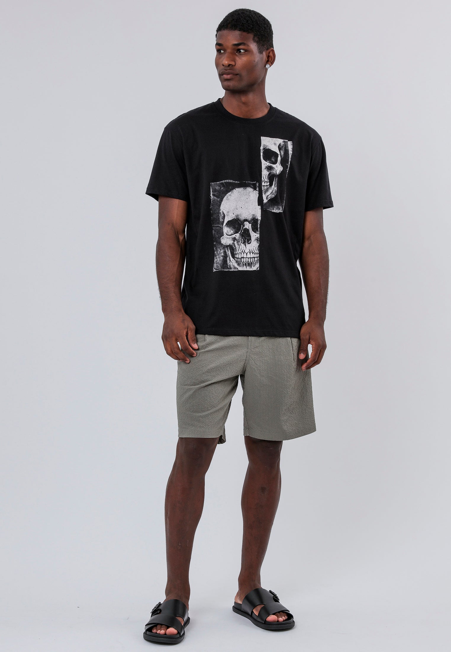 PATCH SKULL T-SHIRT BLACK