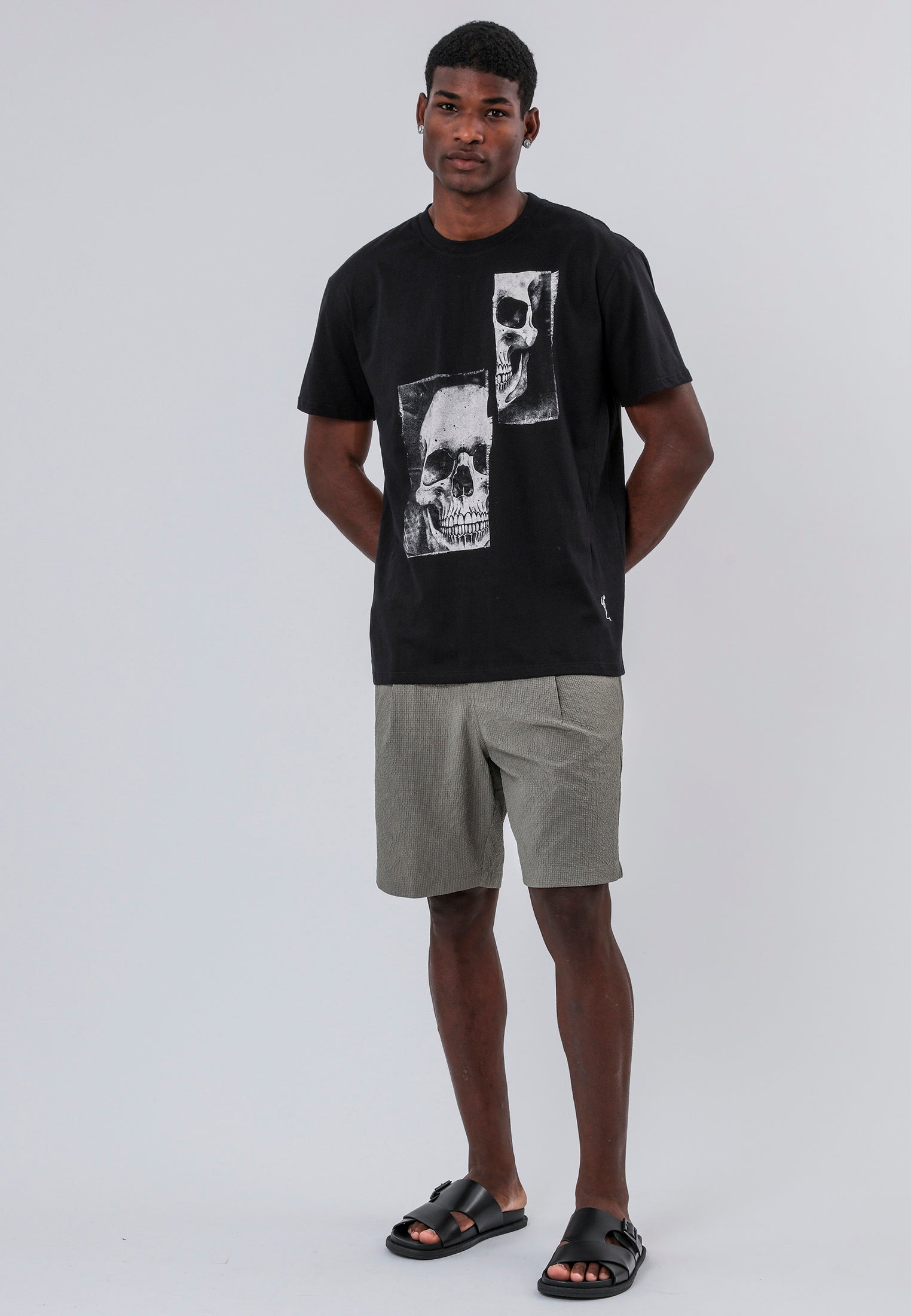 PATCH SKULL T-SHIRT BLACK