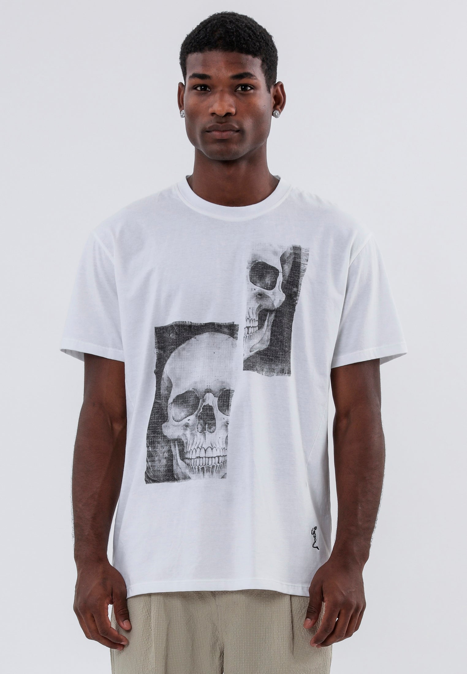 PATCH SKULL T-SHIRT WHITE