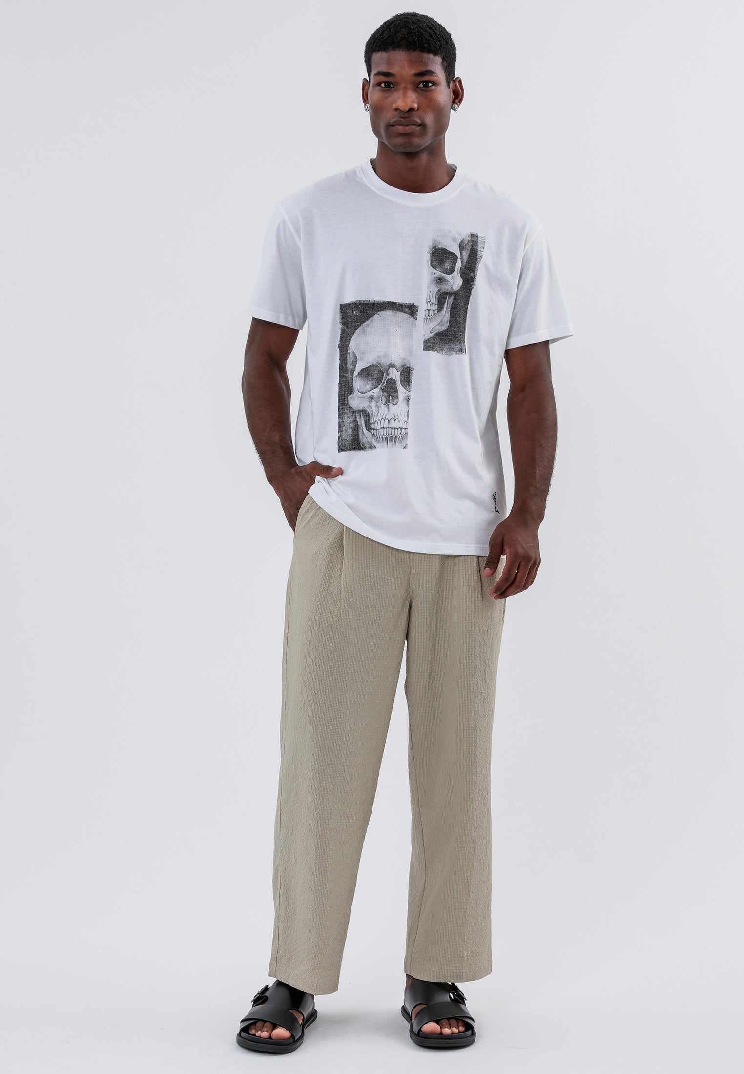 PATCH SKULL T-SHIRT WHITE