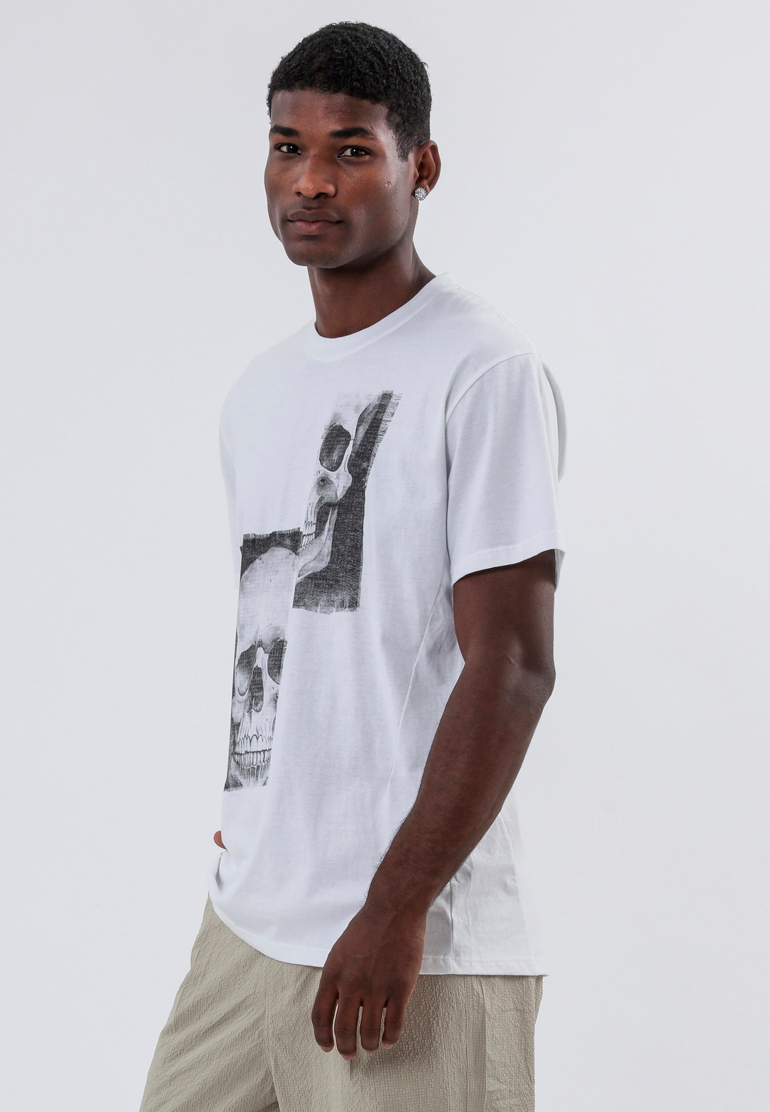 PATCH SKULL T-SHIRT WHITE