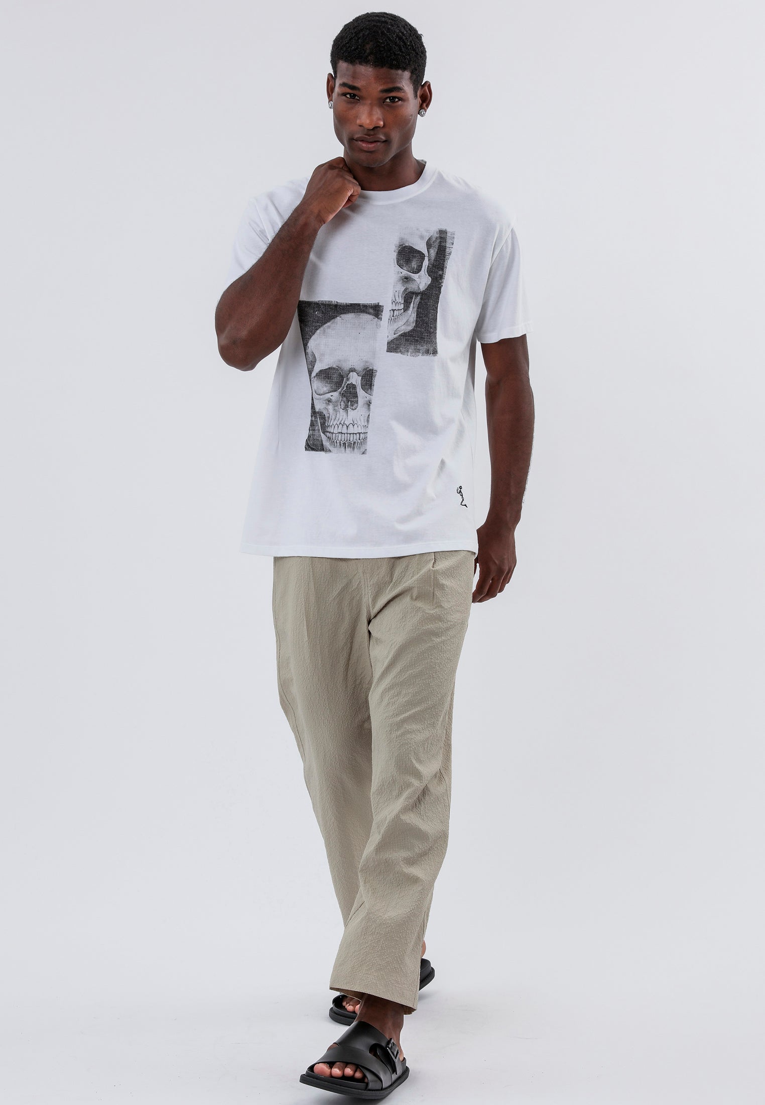 PATCH SKULL T-SHIRT WHITE