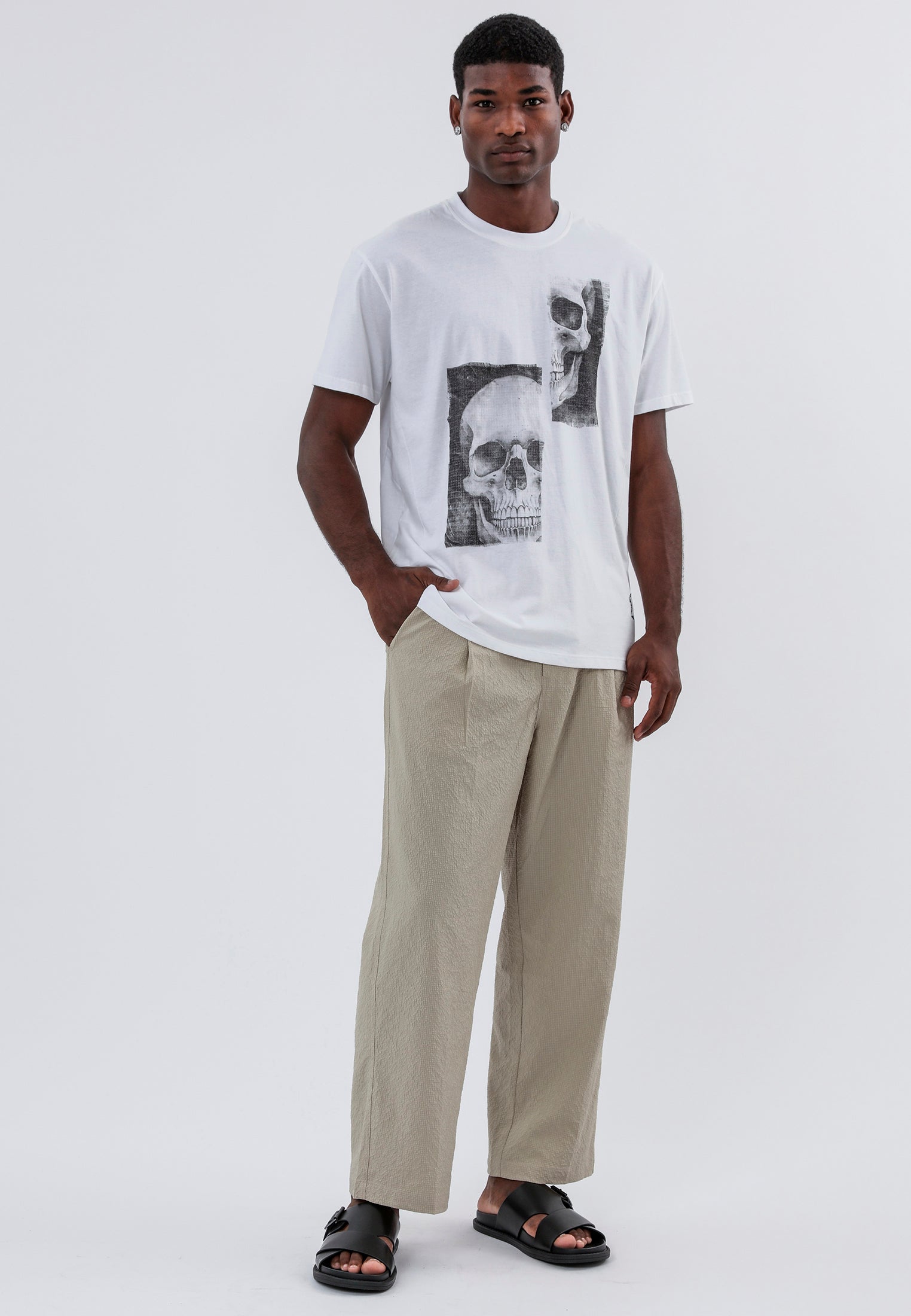 PATCH SKULL T-SHIRT WHITE