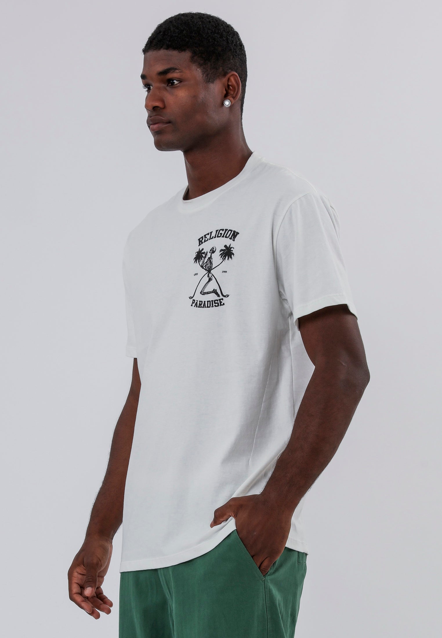 PRAYING PARADISE T-SHIRT OFF WHITE