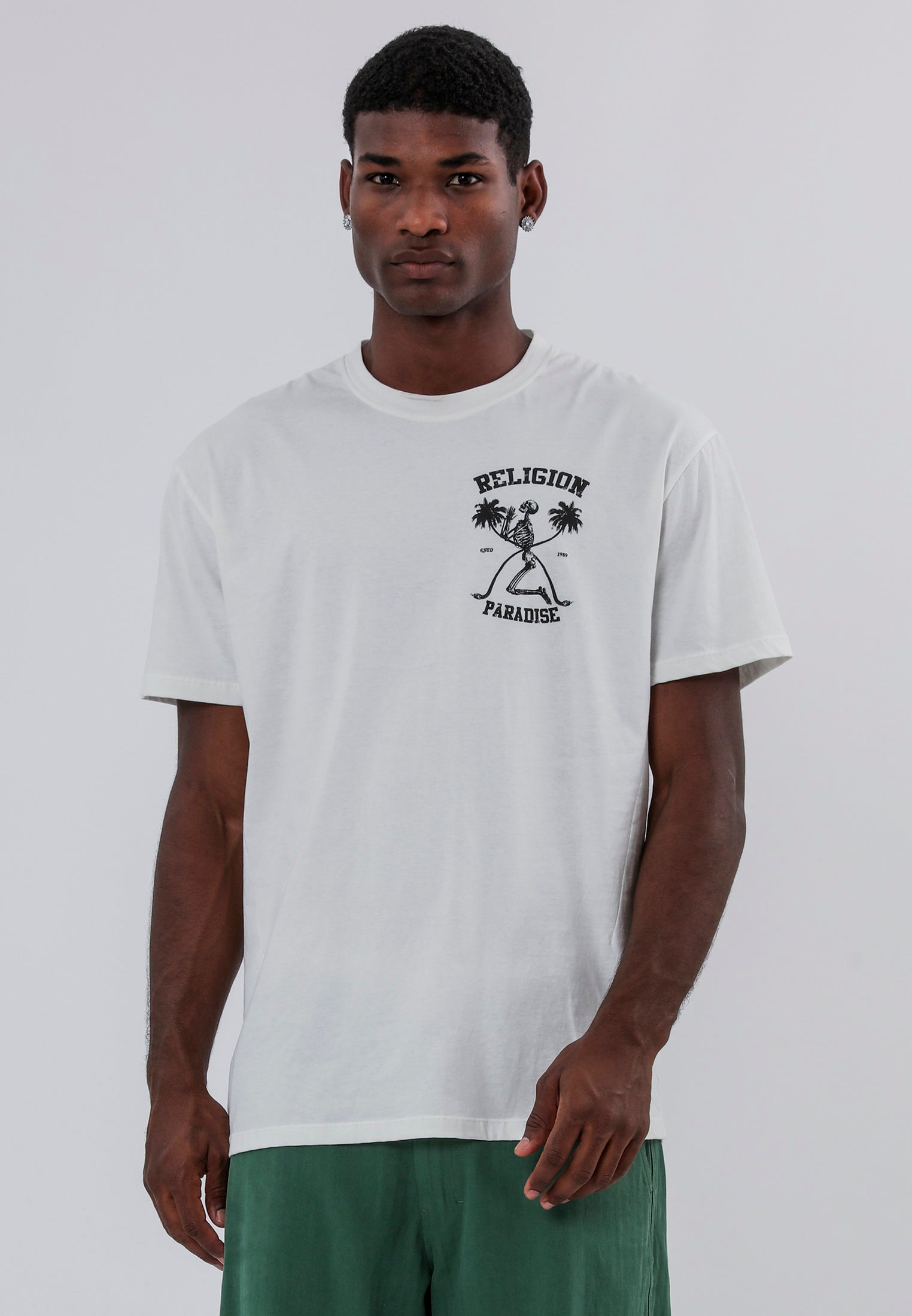 PRAYING PARADISE T-SHIRT OFF WHITE