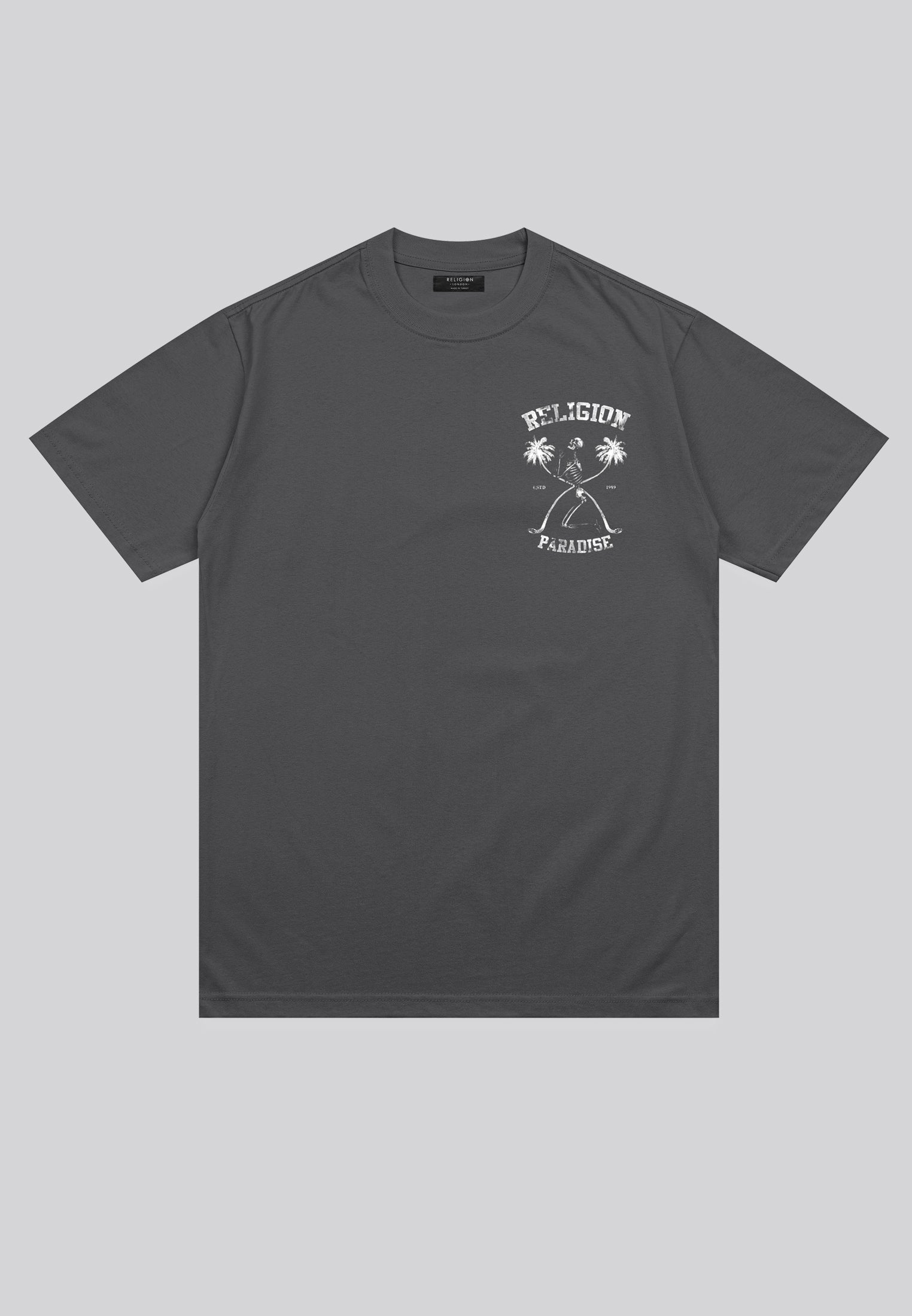 PRAYING PARADISE T-SHIRT WASHED BLACK