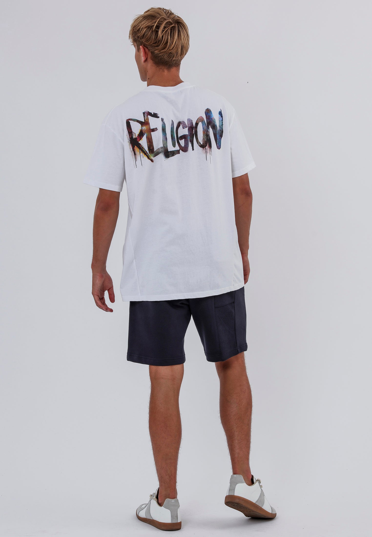 REL WATERCOLOUR T-SHIRT WHITE