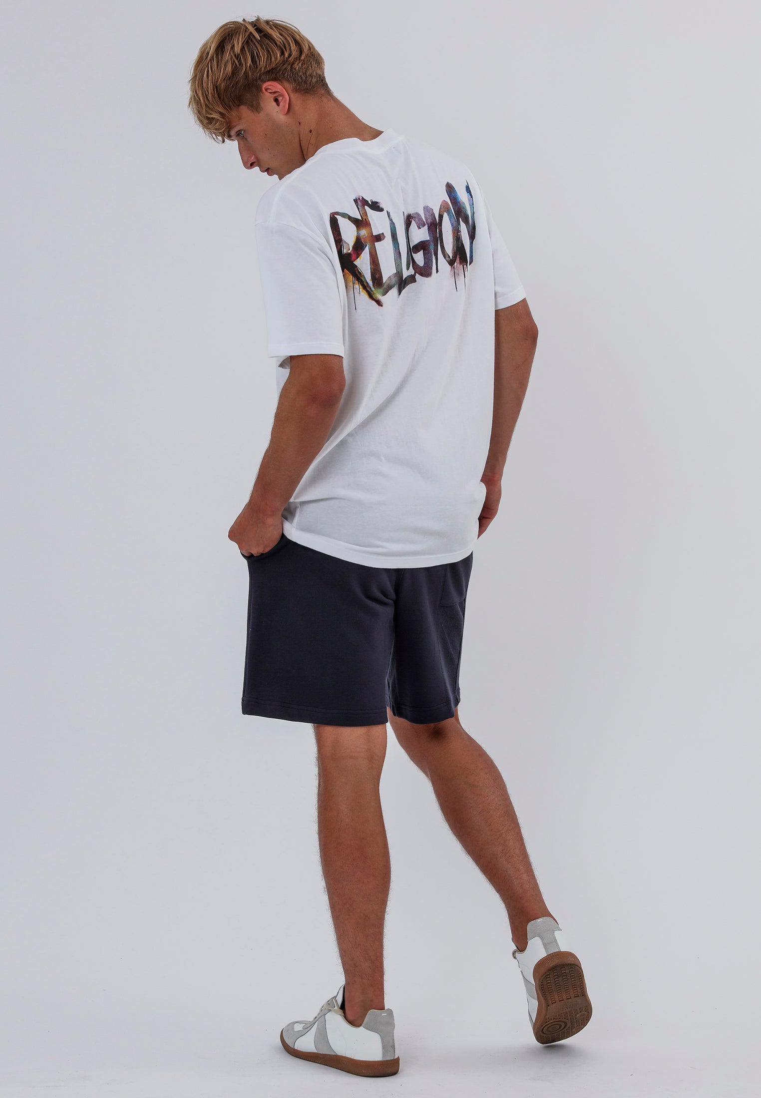 REL WATERCOLOUR T-SHIRT WHITE
