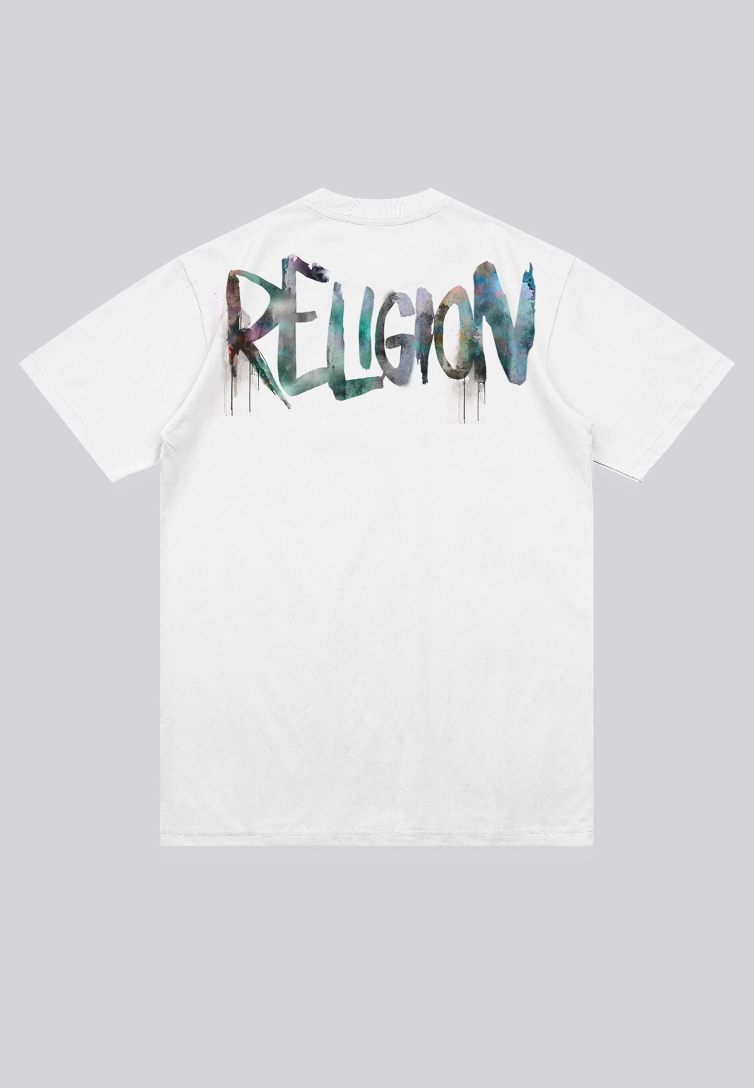 REL WATERCOLOUR T-SHIRT WHITE