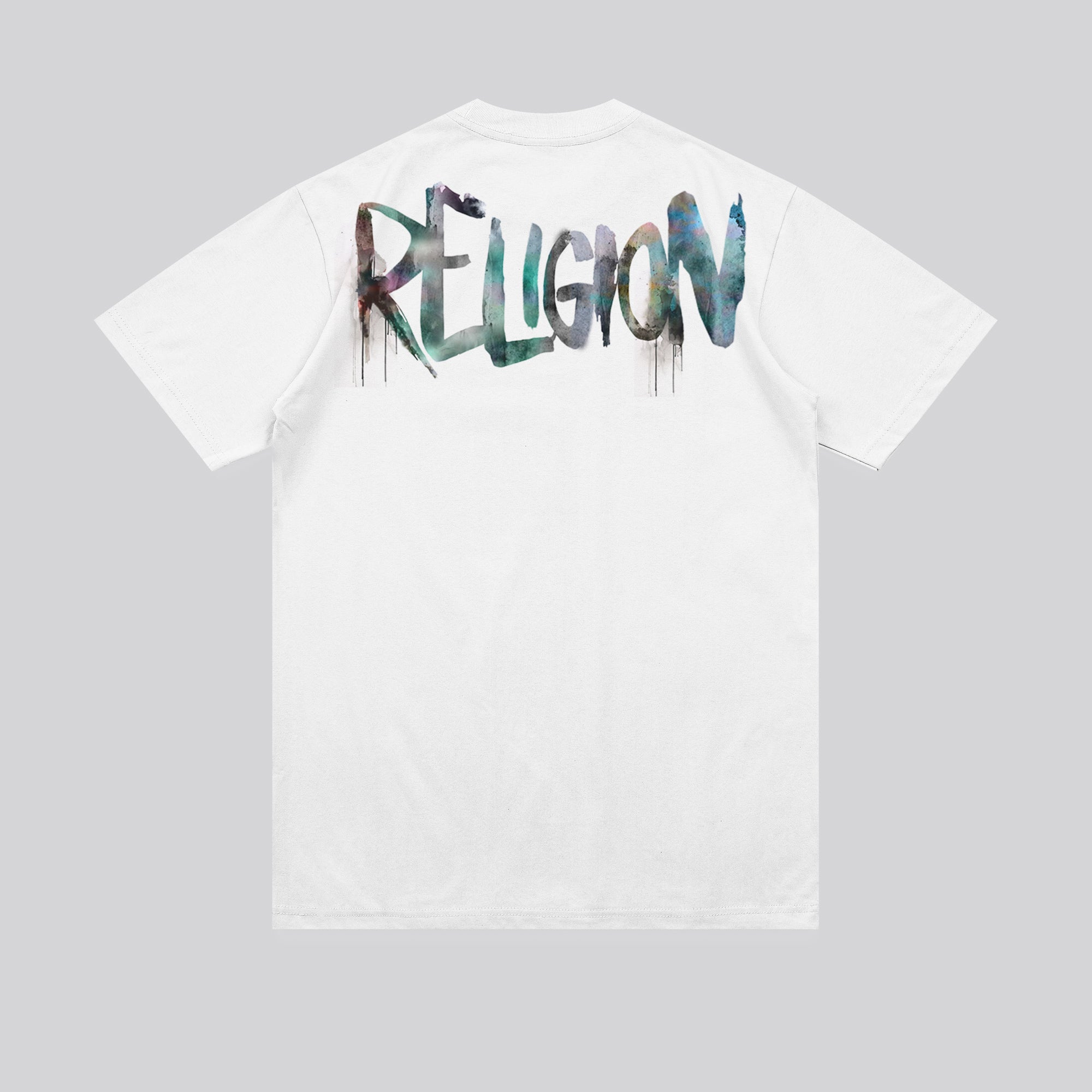 REL WATERCOLOUR T-SHIRT WHITE