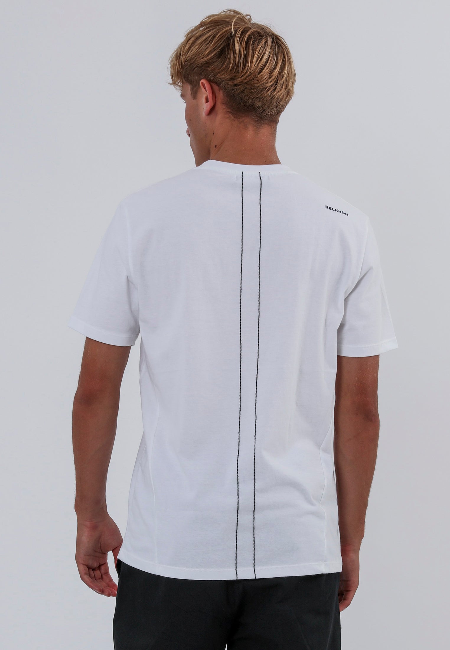 WATER COLOUR SKULL T-SHIRT WHITE