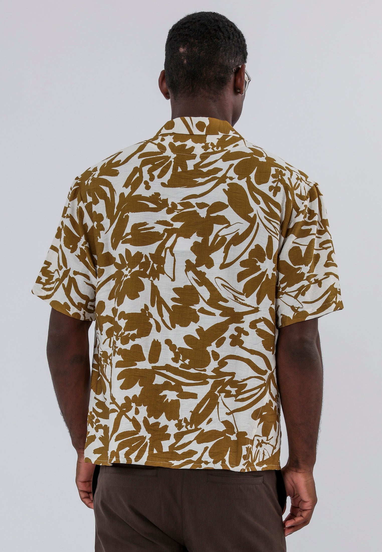 ART SHIRT RUST & WHITE