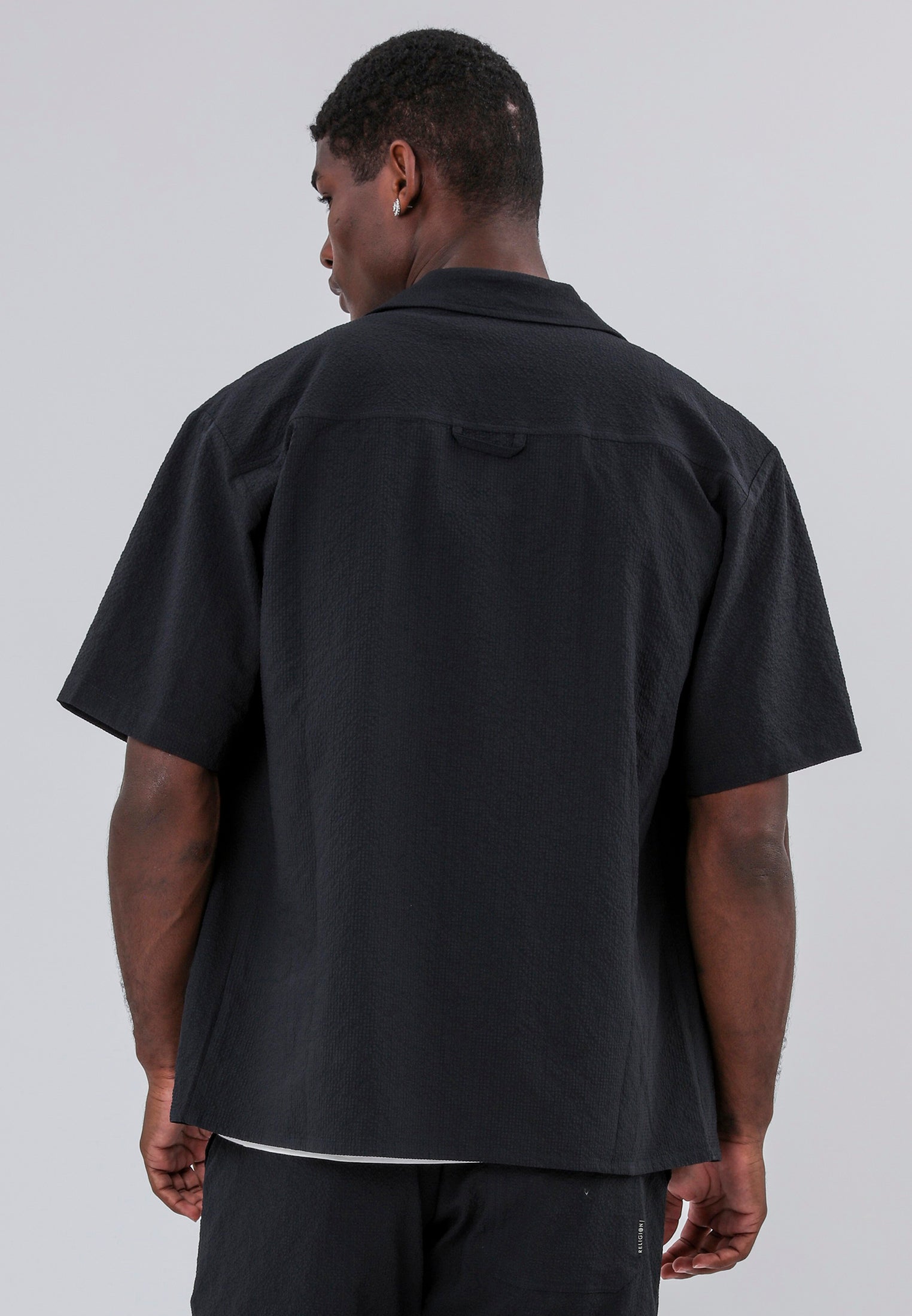 MONACO DOUBLE POCKET HOLIDAY SHIRT MIDNIGHT