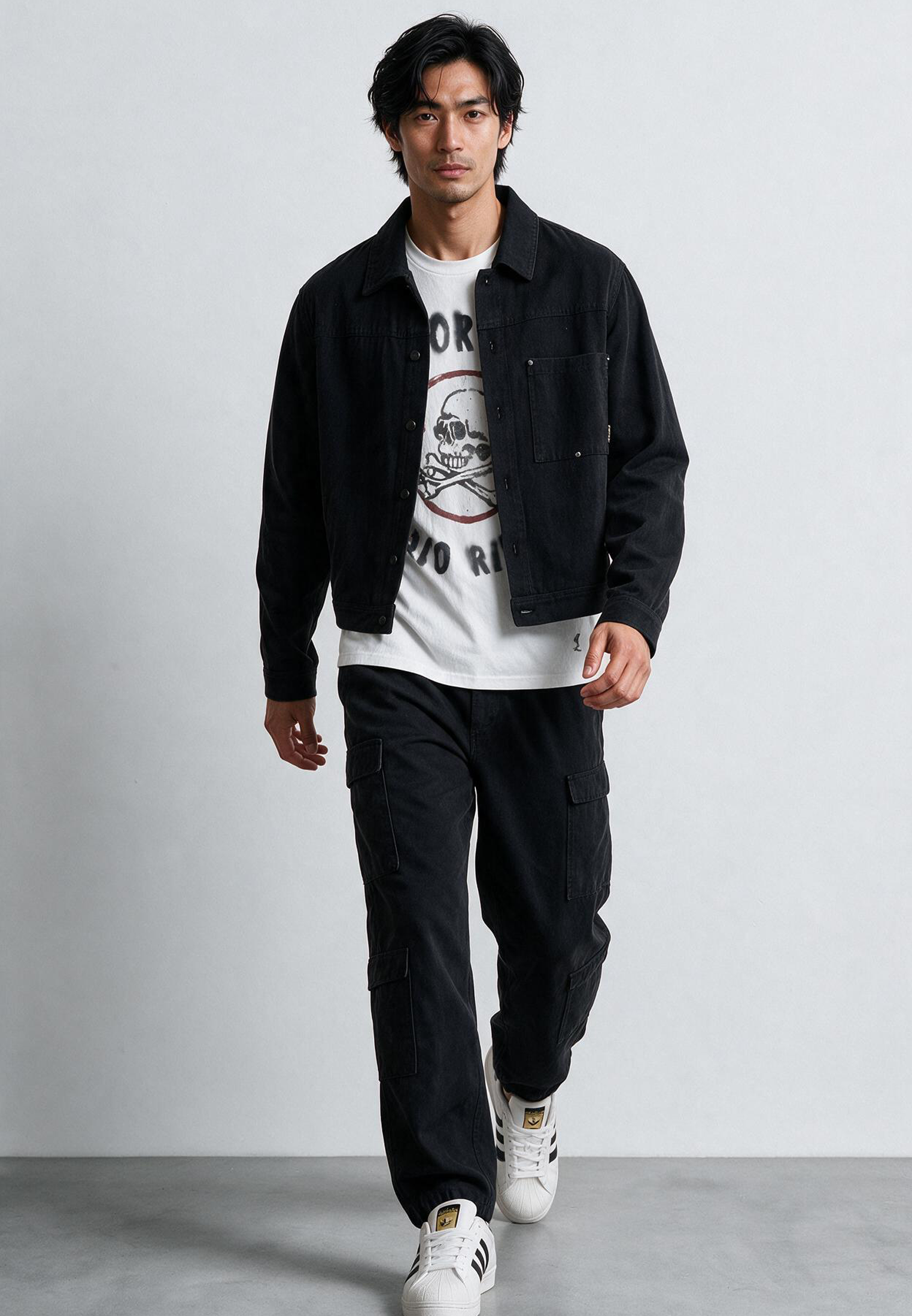 DENIM JACKET BLACK