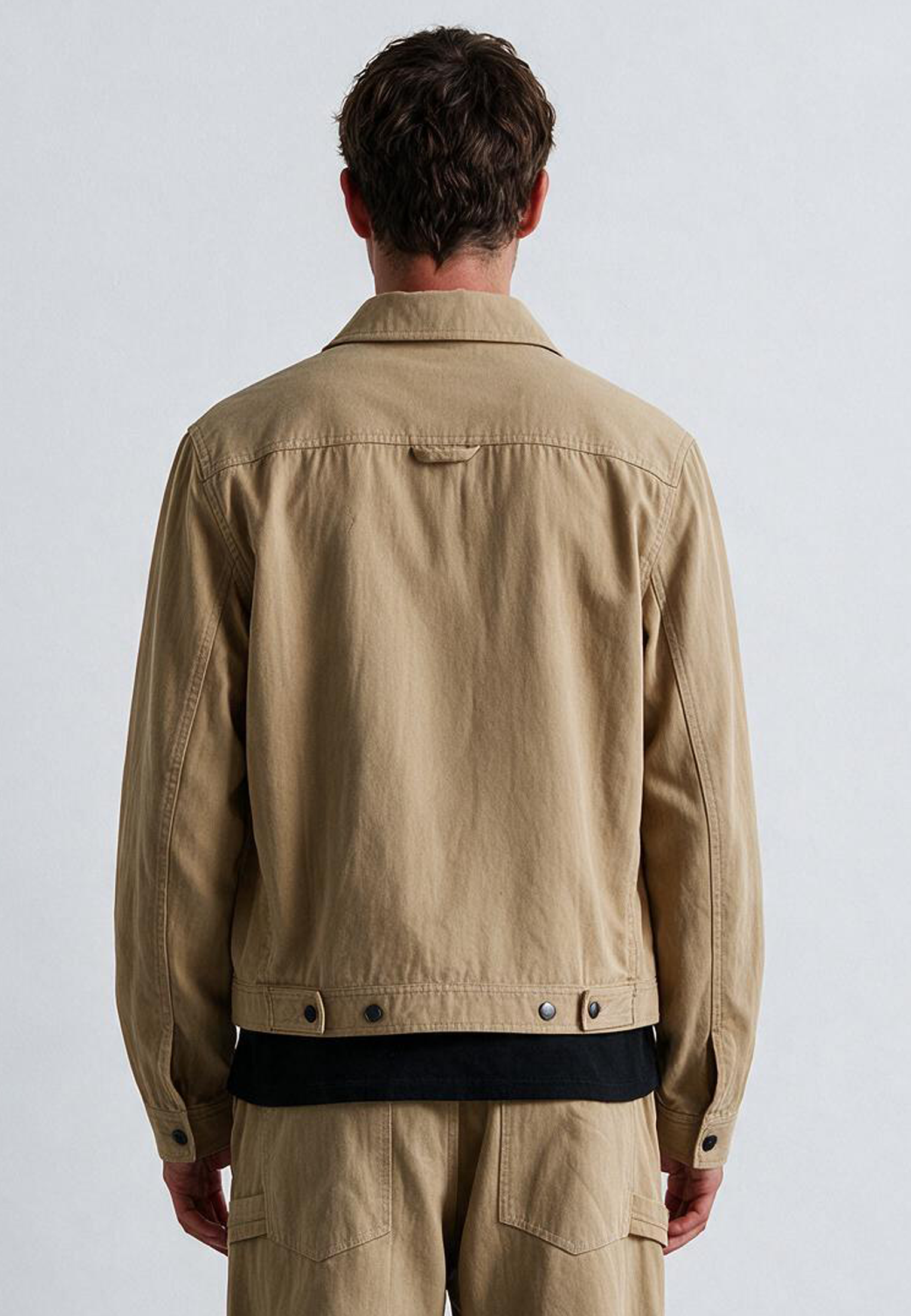 DENIM JACKET SAND
