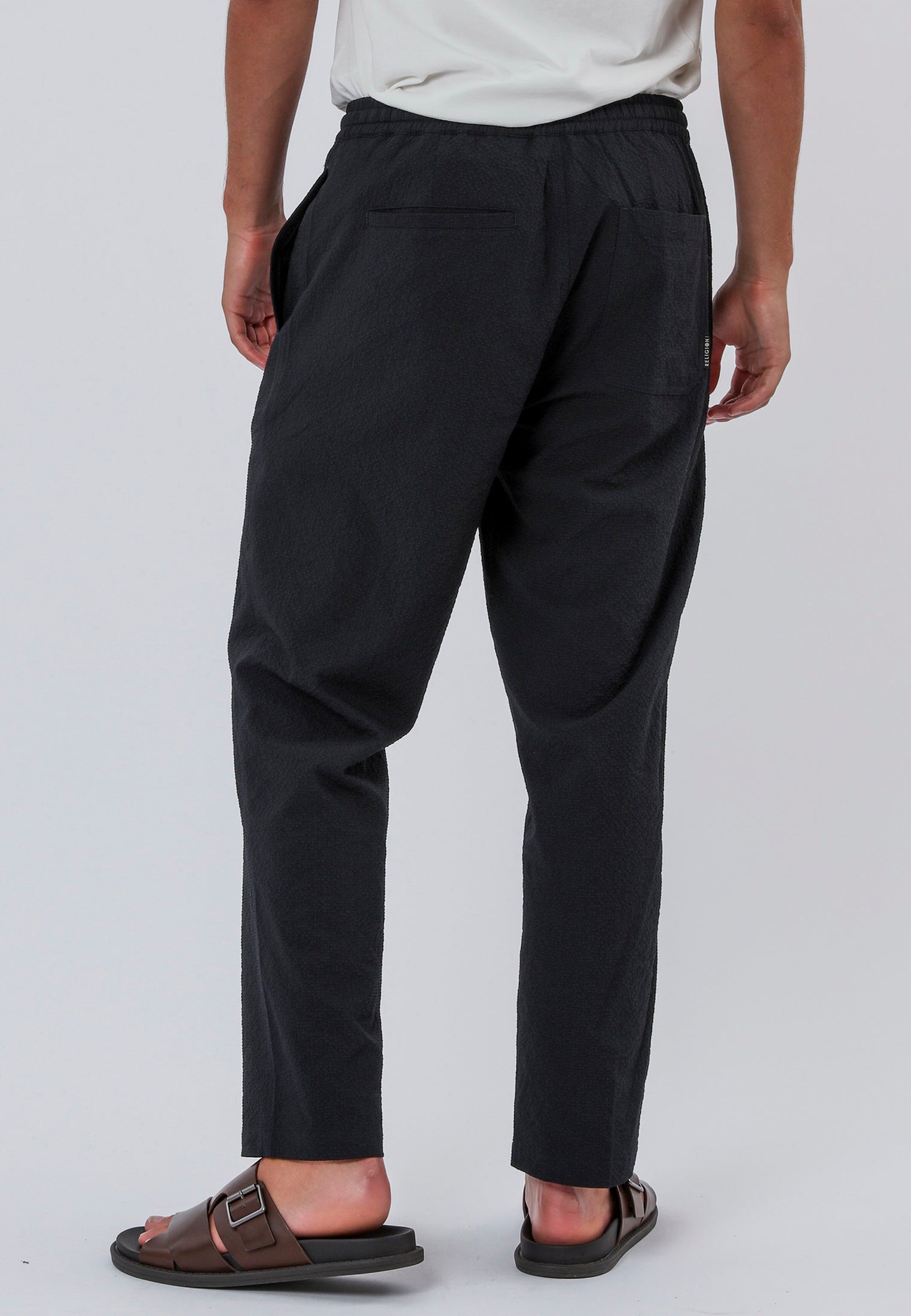 MONACO ELASTICATED HOLIDAY CHINOS MIDNIGHT