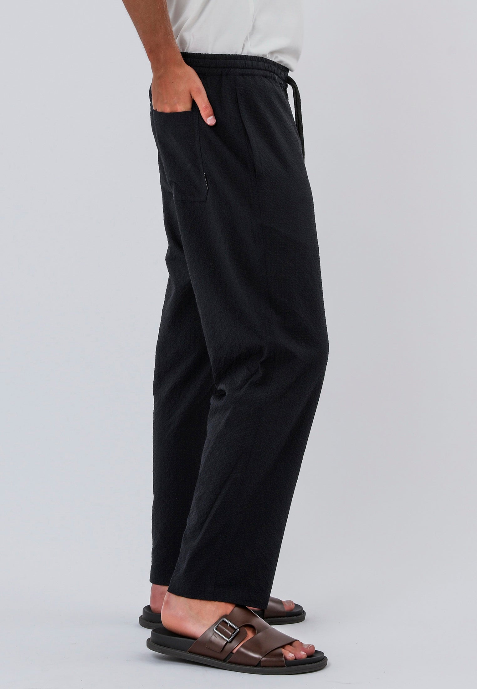 MONACO ELASTICATED HOLIDAY CHINOS MIDNIGHT