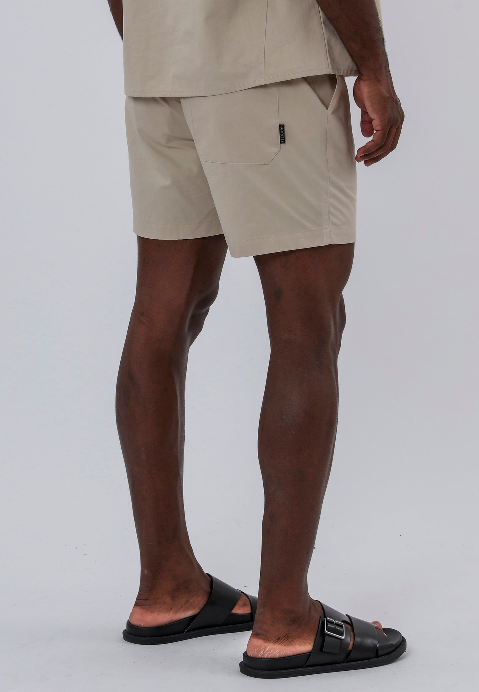 MARBELLA ELASTICATED HOLIDAY SHORTS DUNE