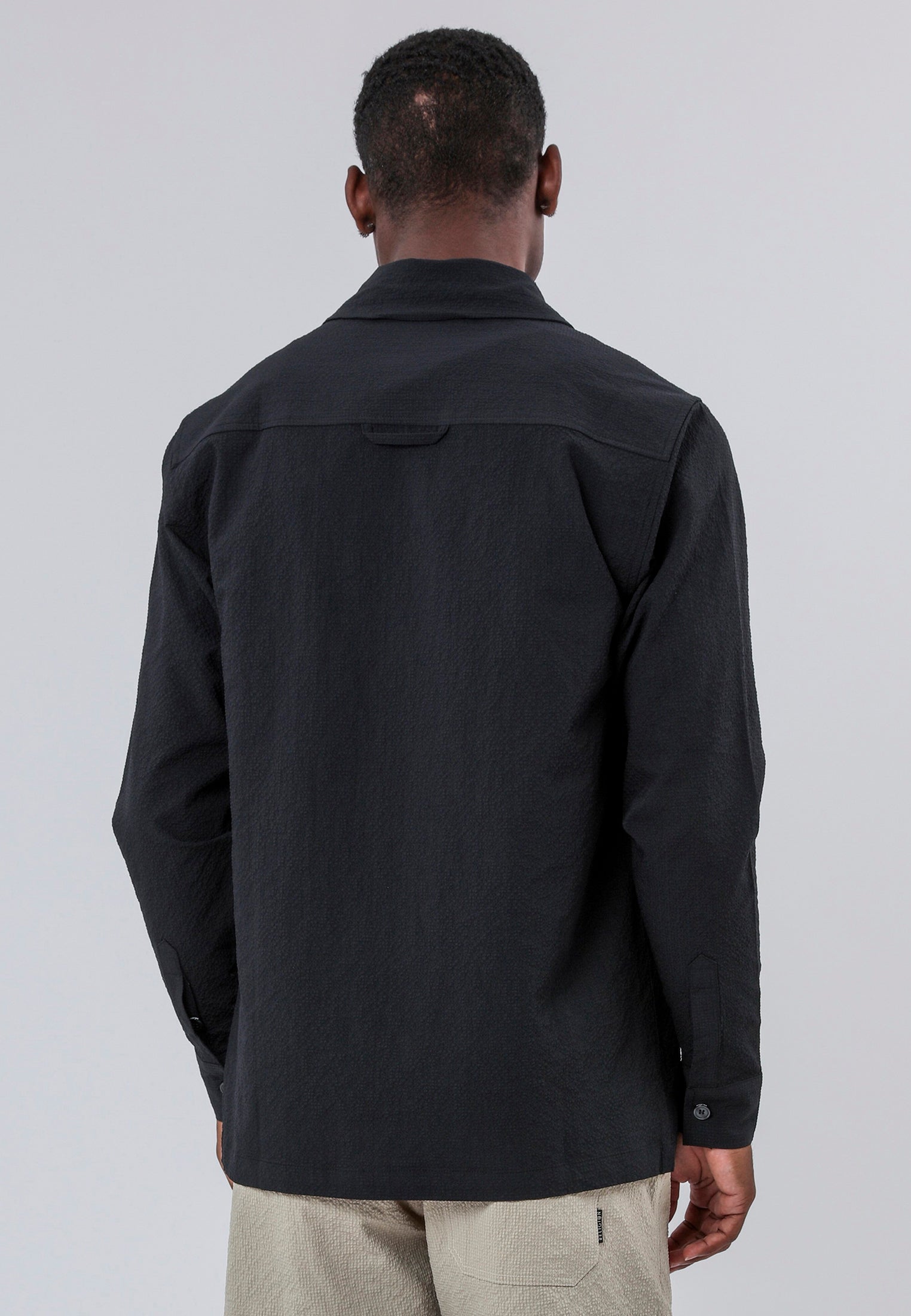 MONACO LONG SLEEVE HOLIDAY SHIRT MIDNIGHT
