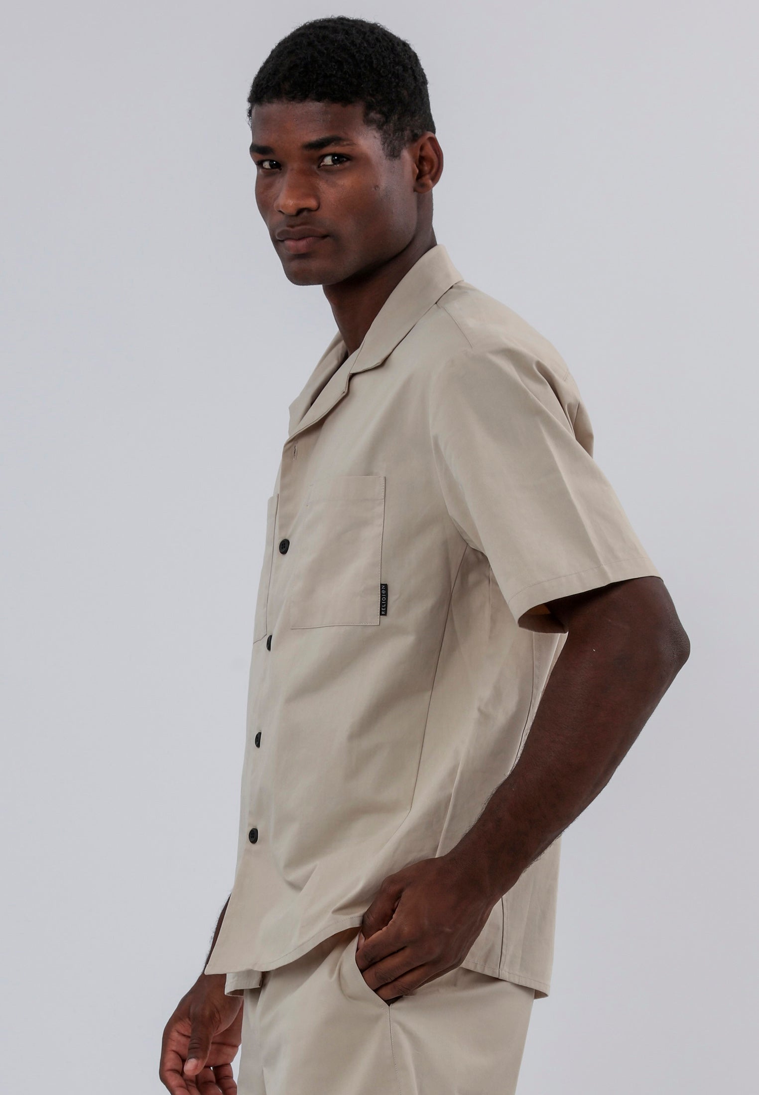 MARBELLA LIGHTWEIGHT HOLIDAY SHIRT DUNE