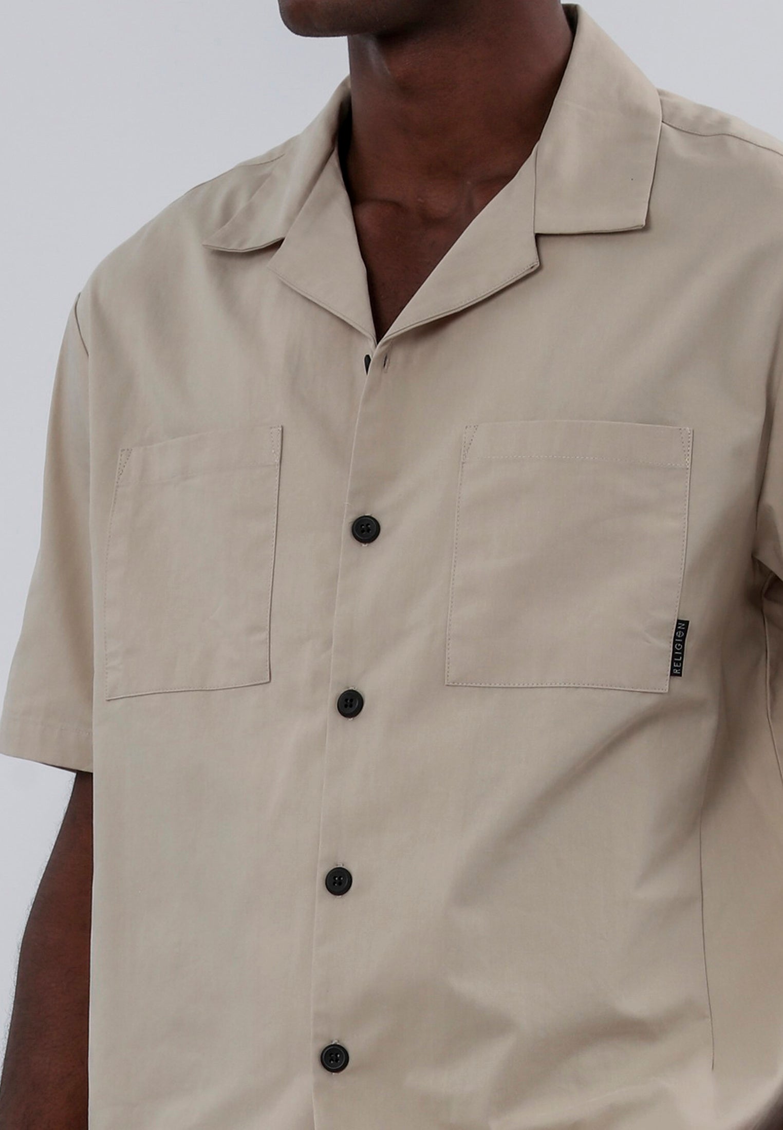 MARBELLA LIGHTWEIGHT HOLIDAY SHIRT DUNE