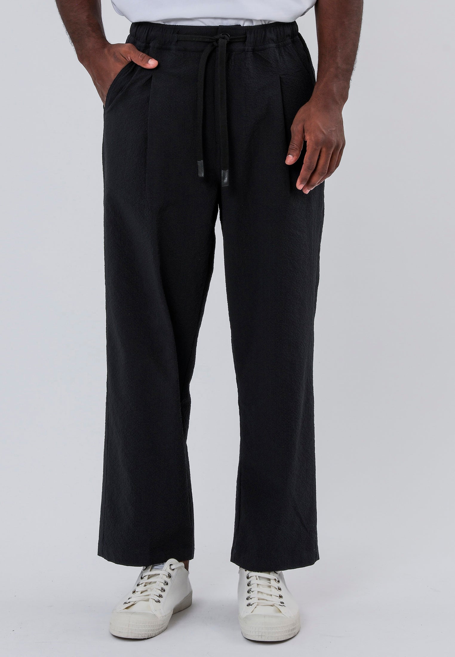 MONACO PLEATED HOLIDAY TROUSERS MIDNIGHT