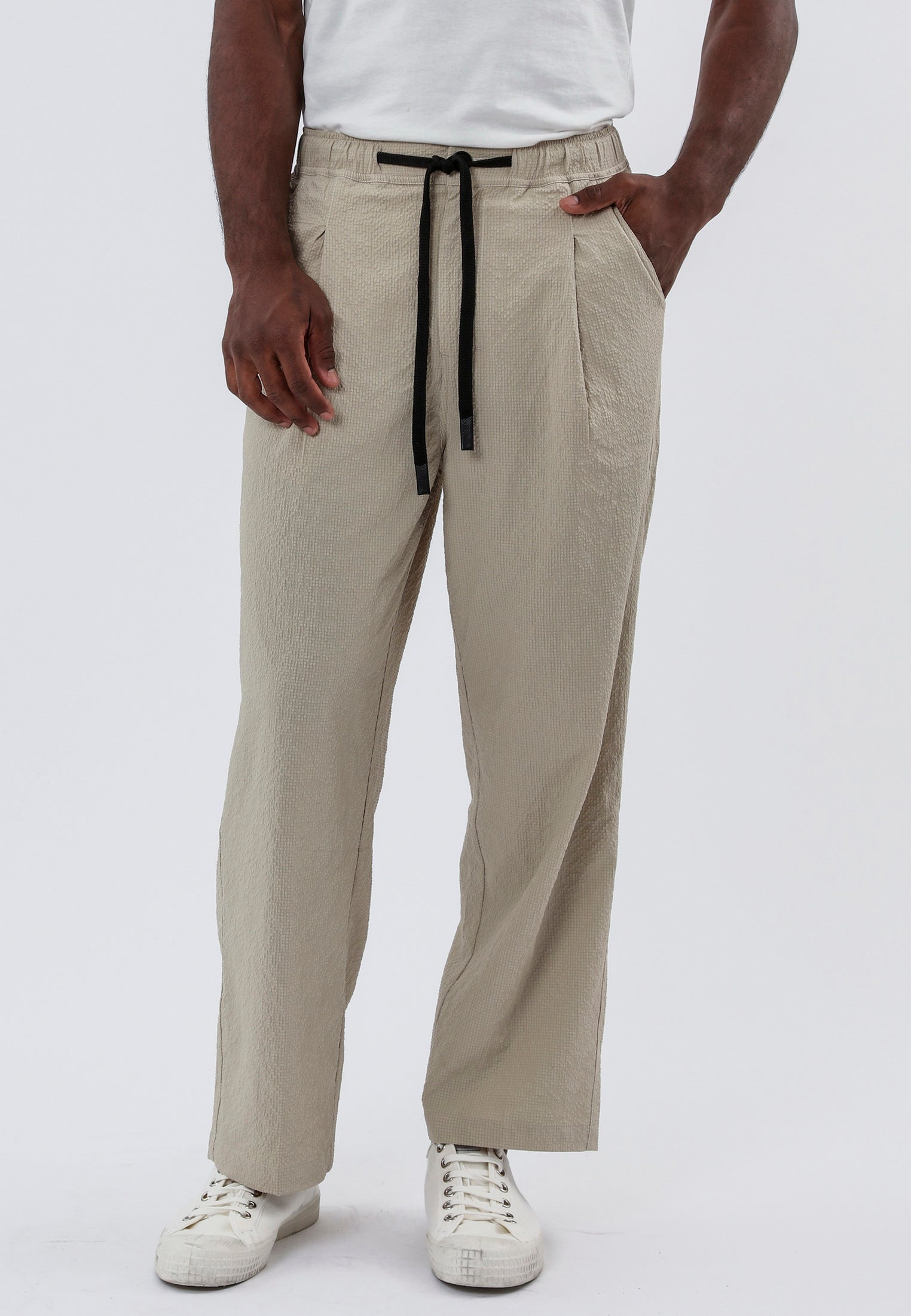 MONACO PLEATED HOLIDAY TROUSERS SHELL