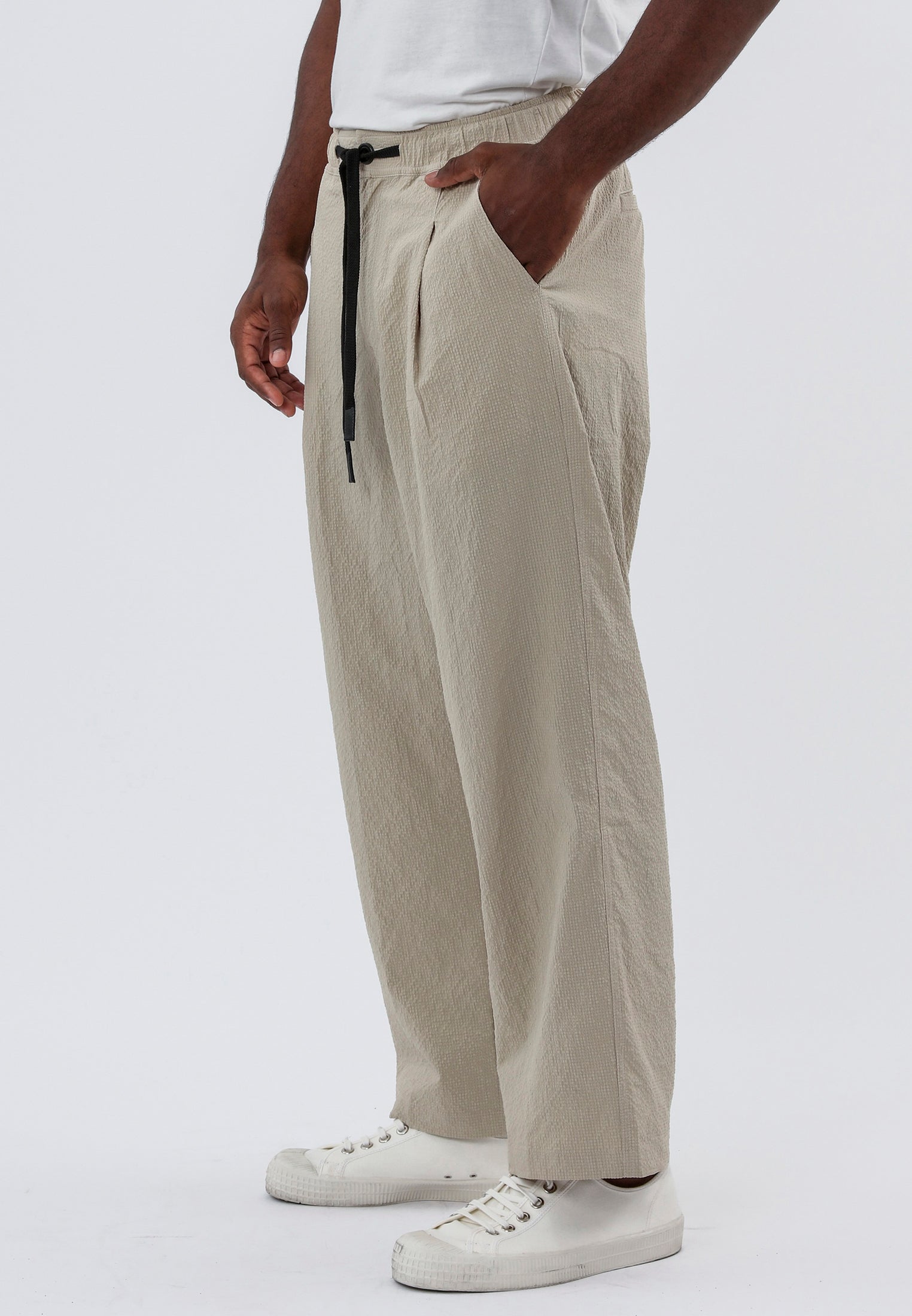 MONACO PLEATED HOLIDAY TROUSERS SHELL