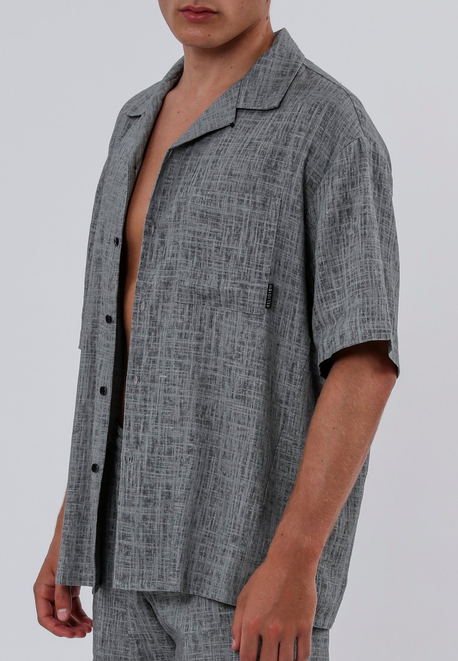 SMOKE SHIRT DARK GREY