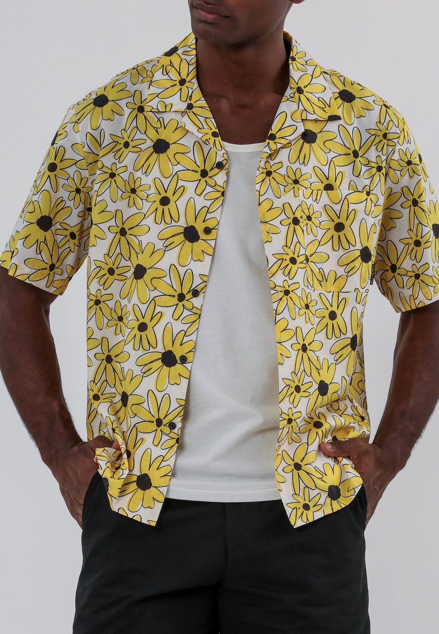 SUNSHINE SHIRT YELLOW & WHITE