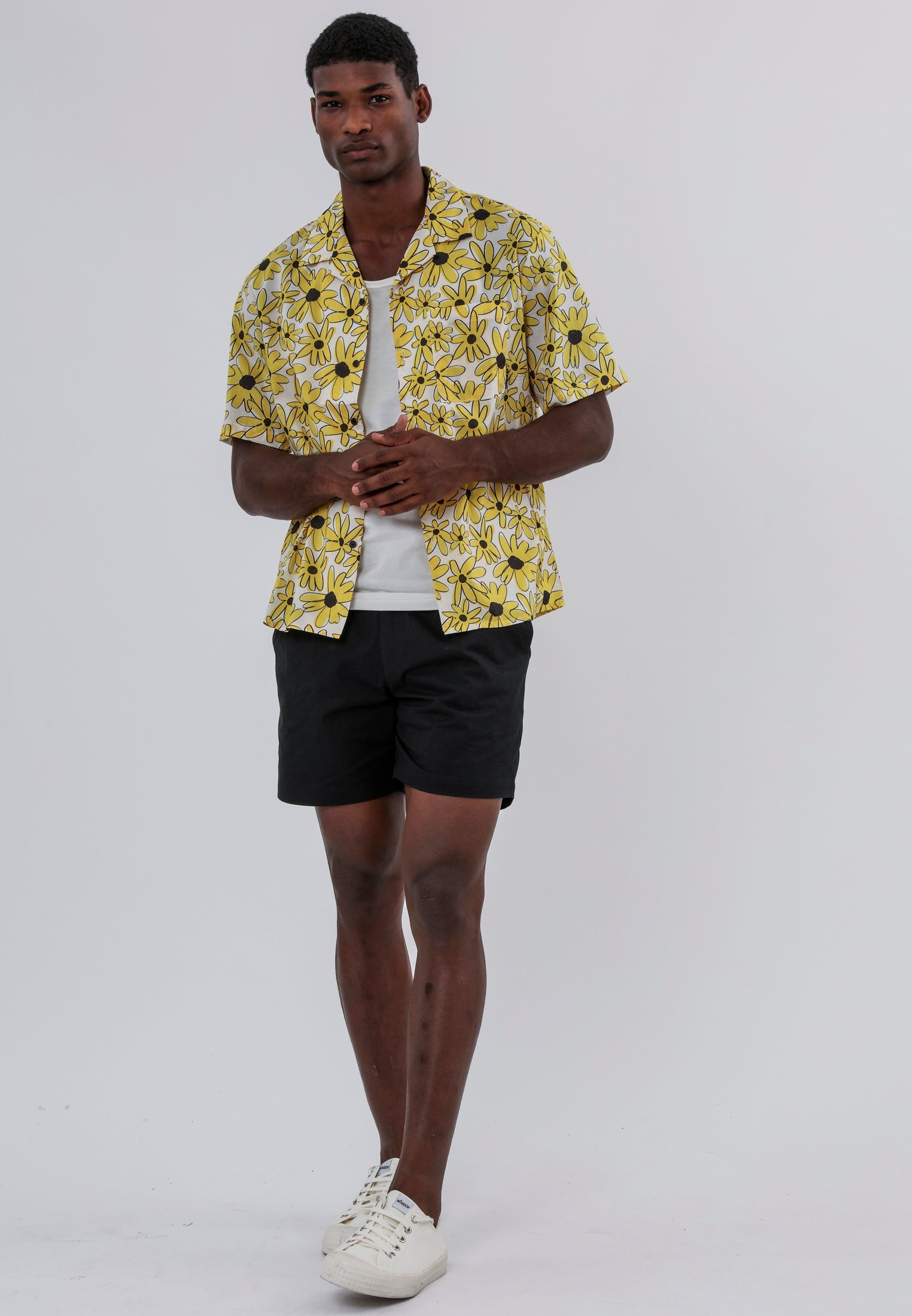 SUNSHINE SHIRT YELLOW & WHITE