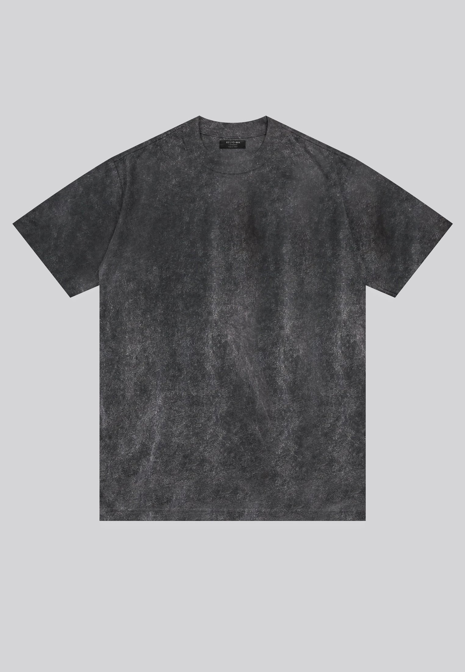 ACID INJECTED T-SHIRT WASHED CHARCOAL