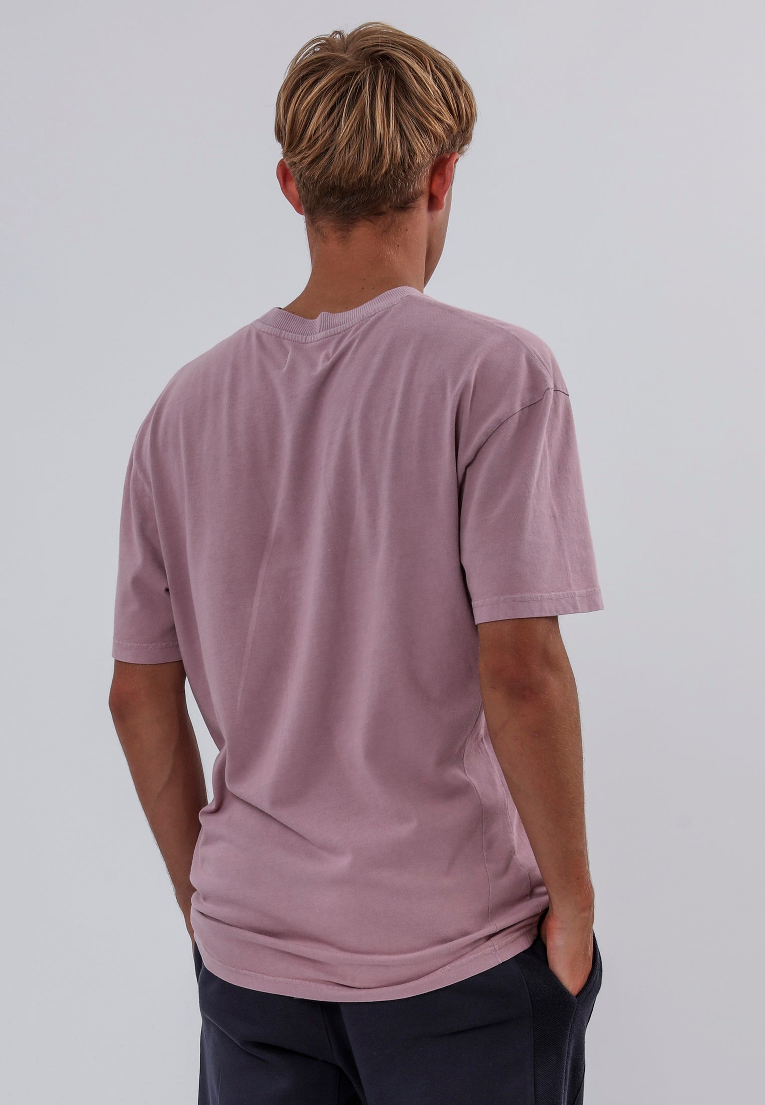 ACID LOGO T-SHIRT WASHED LAVENDER