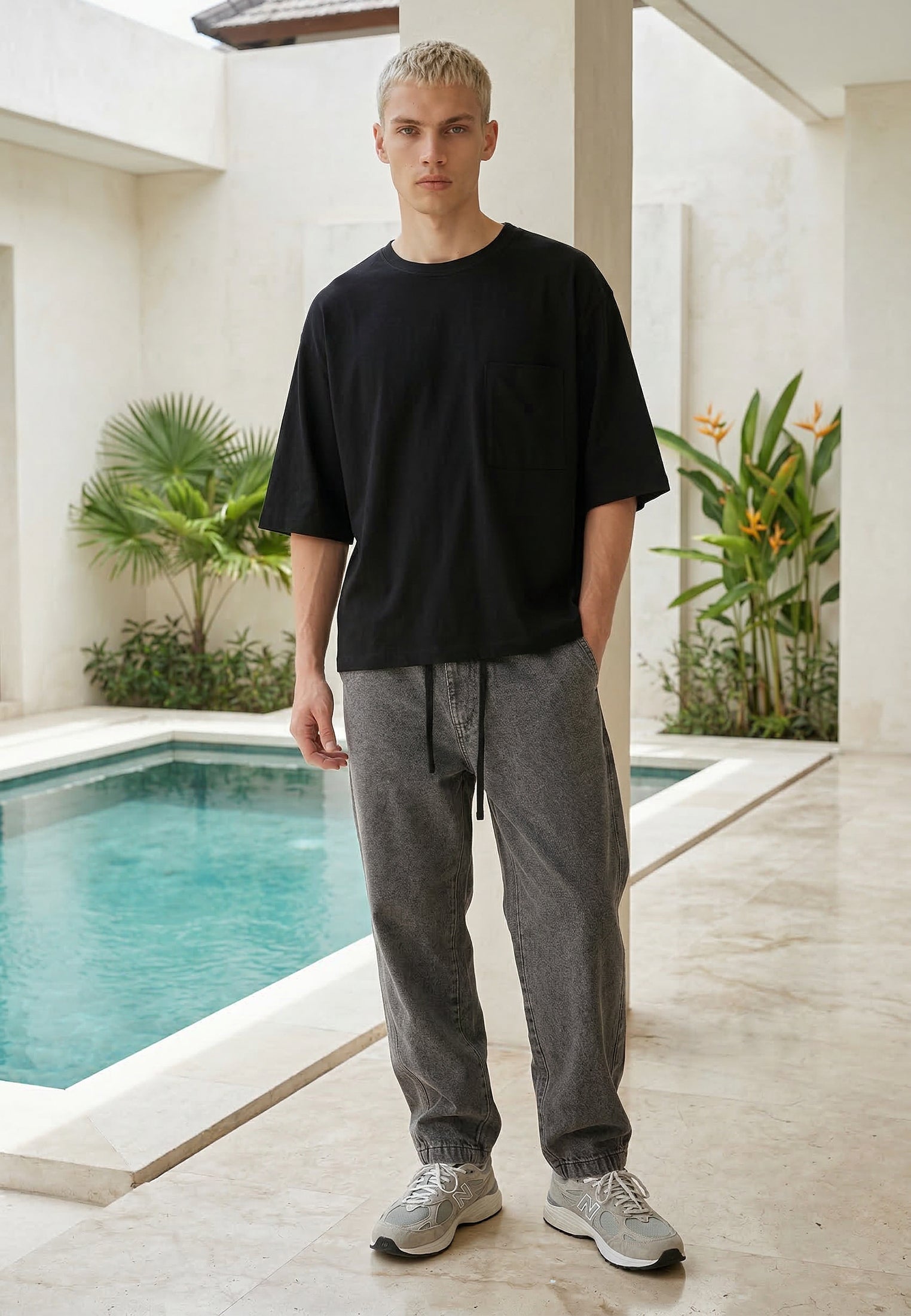 CROP BOX T-SHIRT BLACK